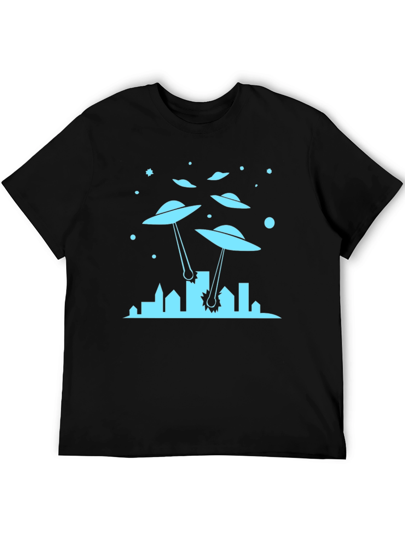 UFO Invasion T-Shirt - Sci-Fi Alien Attack