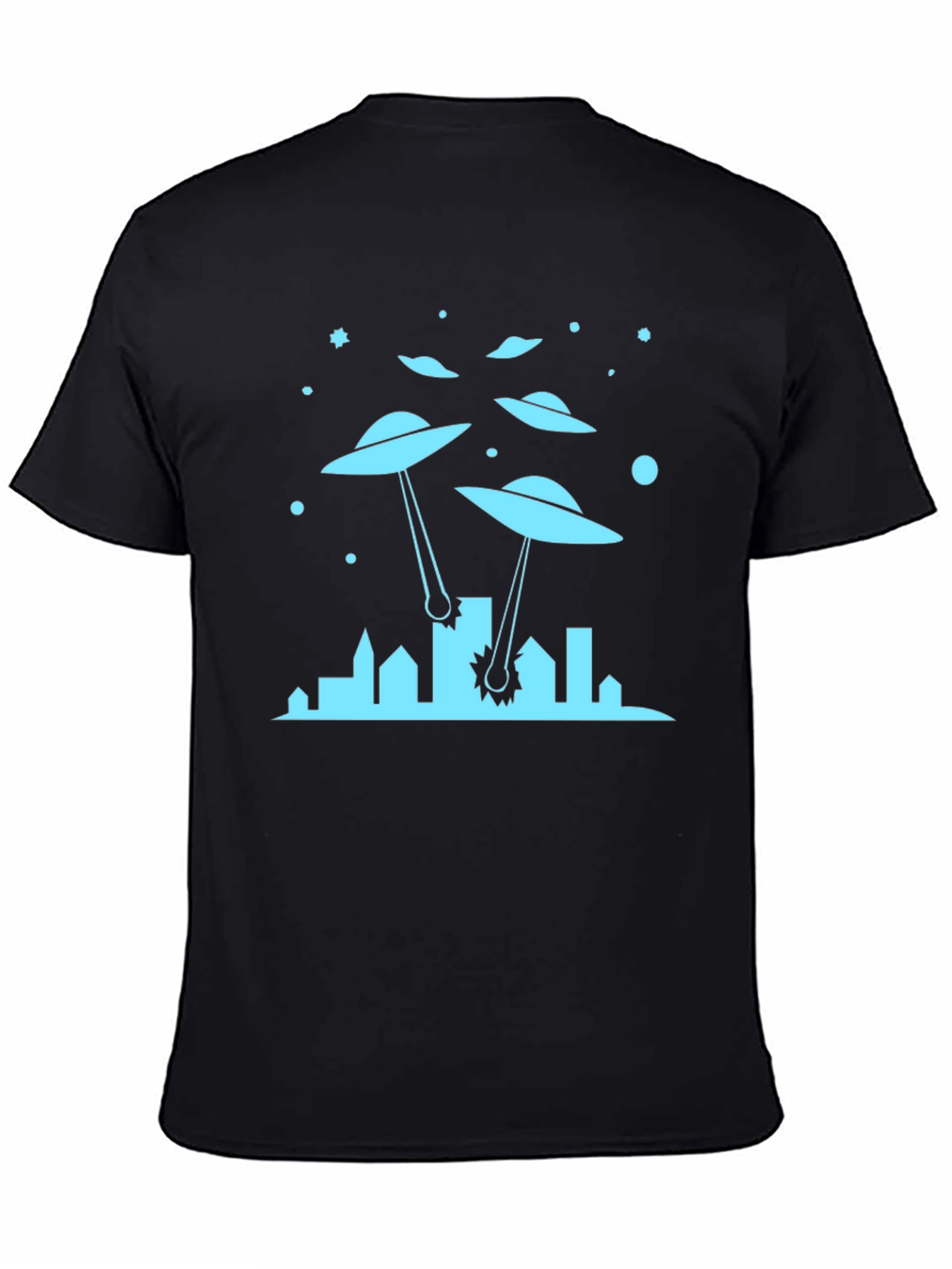UFO Invasion T-Shirt - Sci-Fi Alien Attack