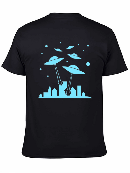 UFO Invasion T-Shirt - Sci-Fi Alien Attack