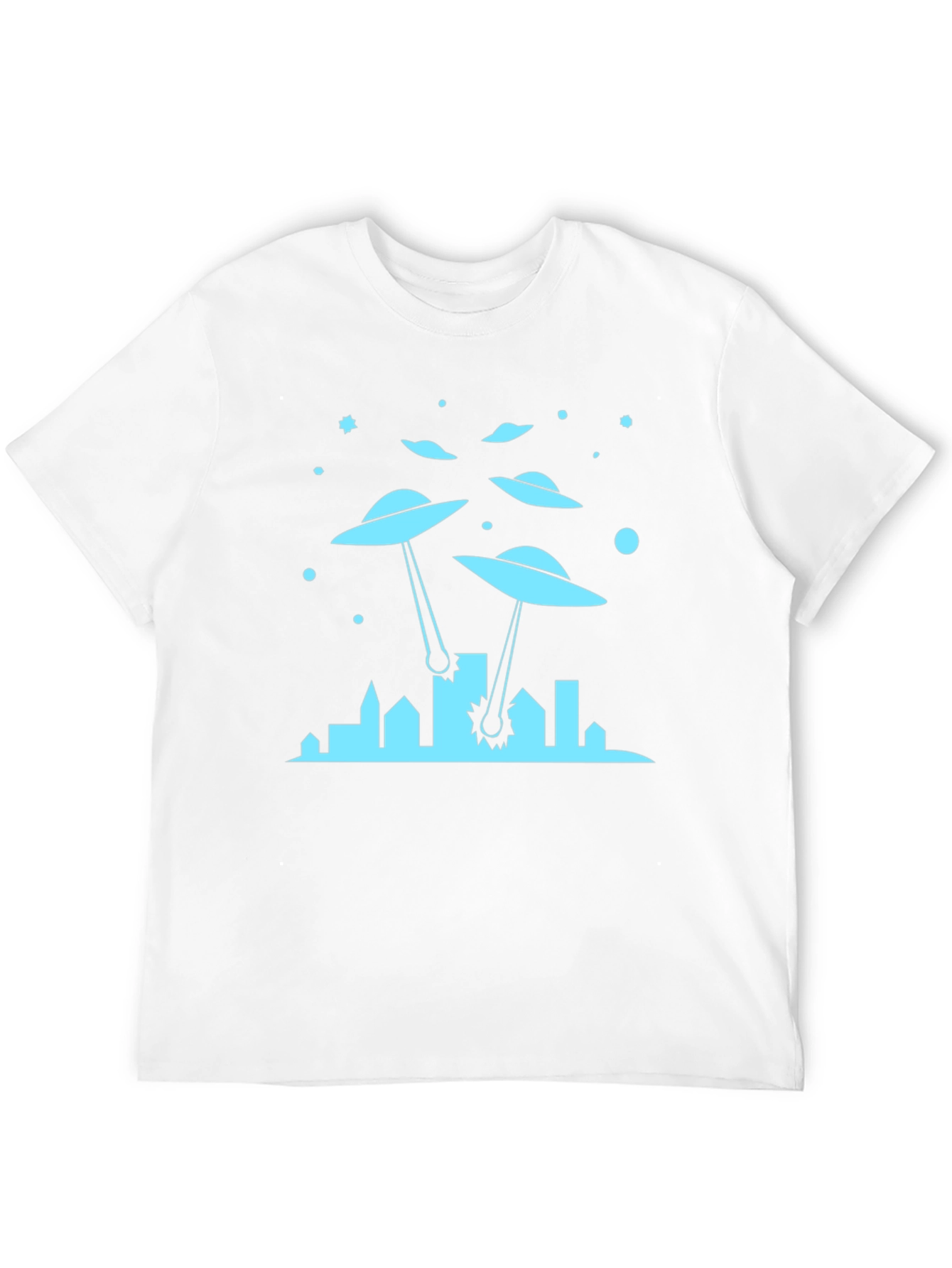 UFO Invasion T-Shirt - Sci-Fi Alien Attack