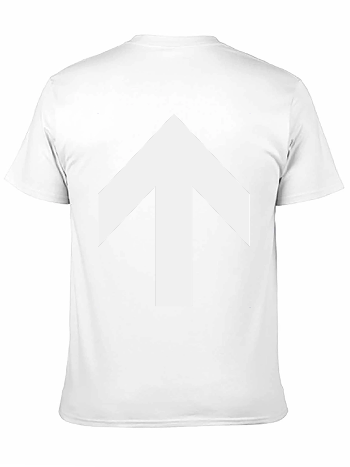 Arrow Up Graphic Tee - Casual Black T-Shirt