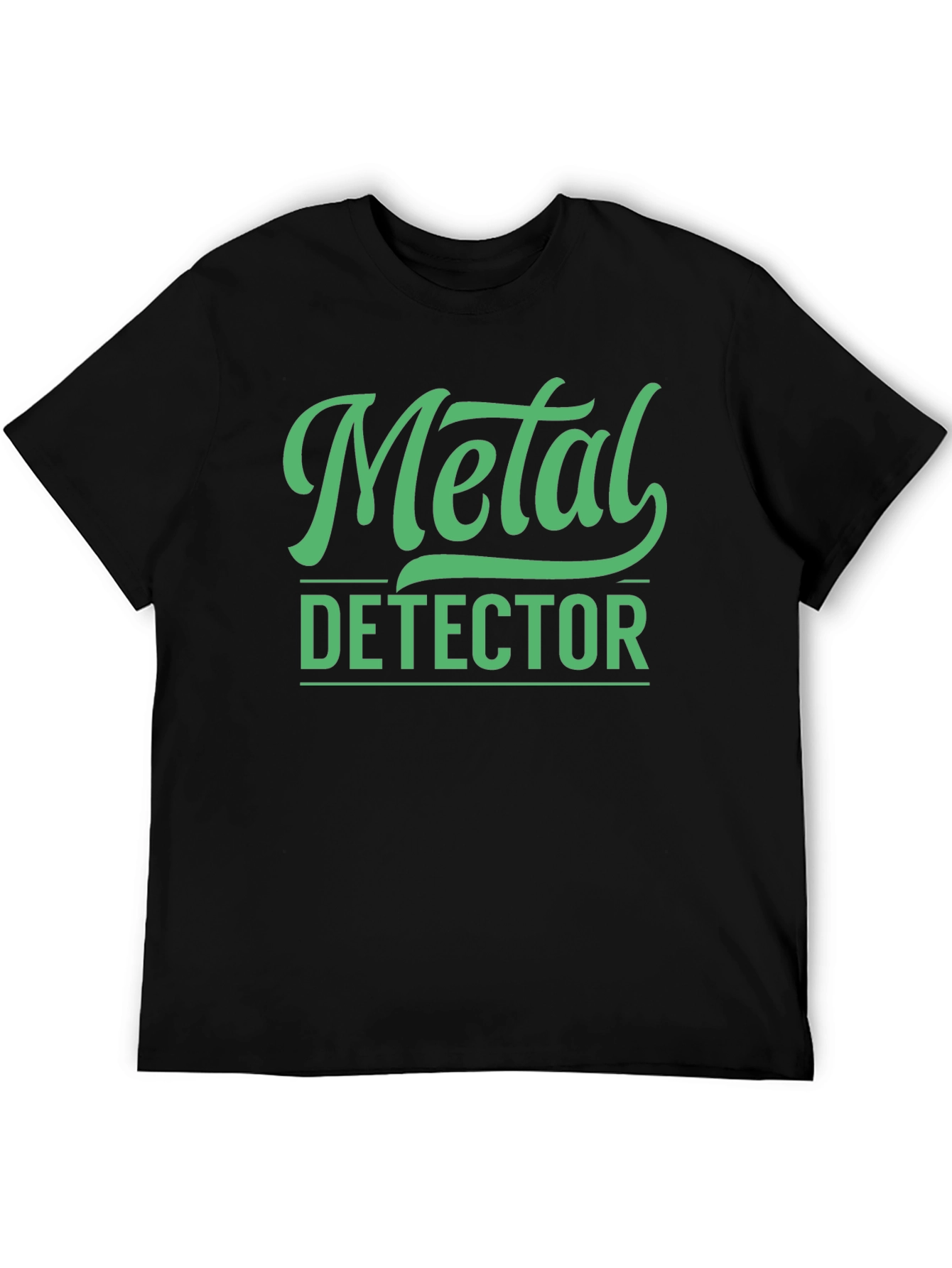 Metal Detector Graphic Tee - Black