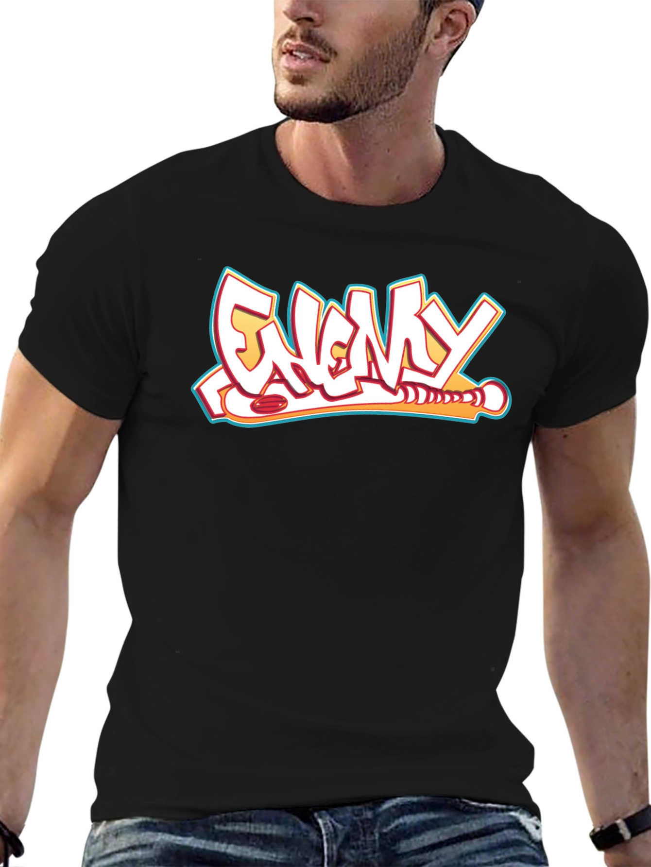 Enemy Graffiti Style T-Shirt