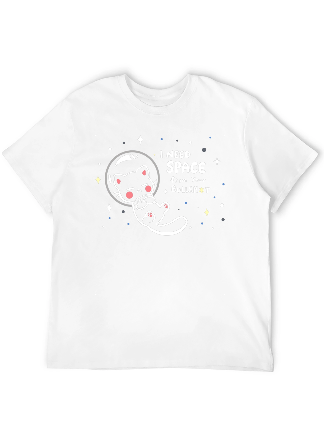 I Need Space Cat Graphic T-Shirt