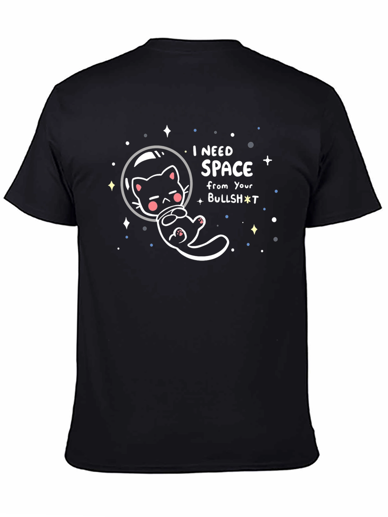I Need Space Cat Graphic T-Shirt