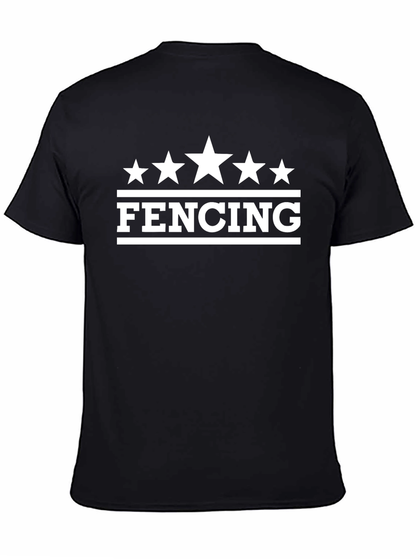 Fencing Star Graphic T-Shirt
