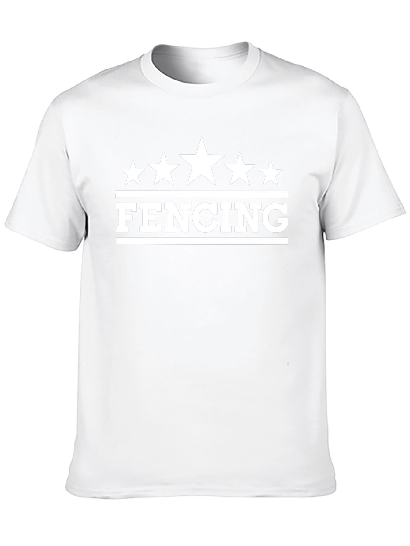 Fencing Star Graphic T-Shirt
