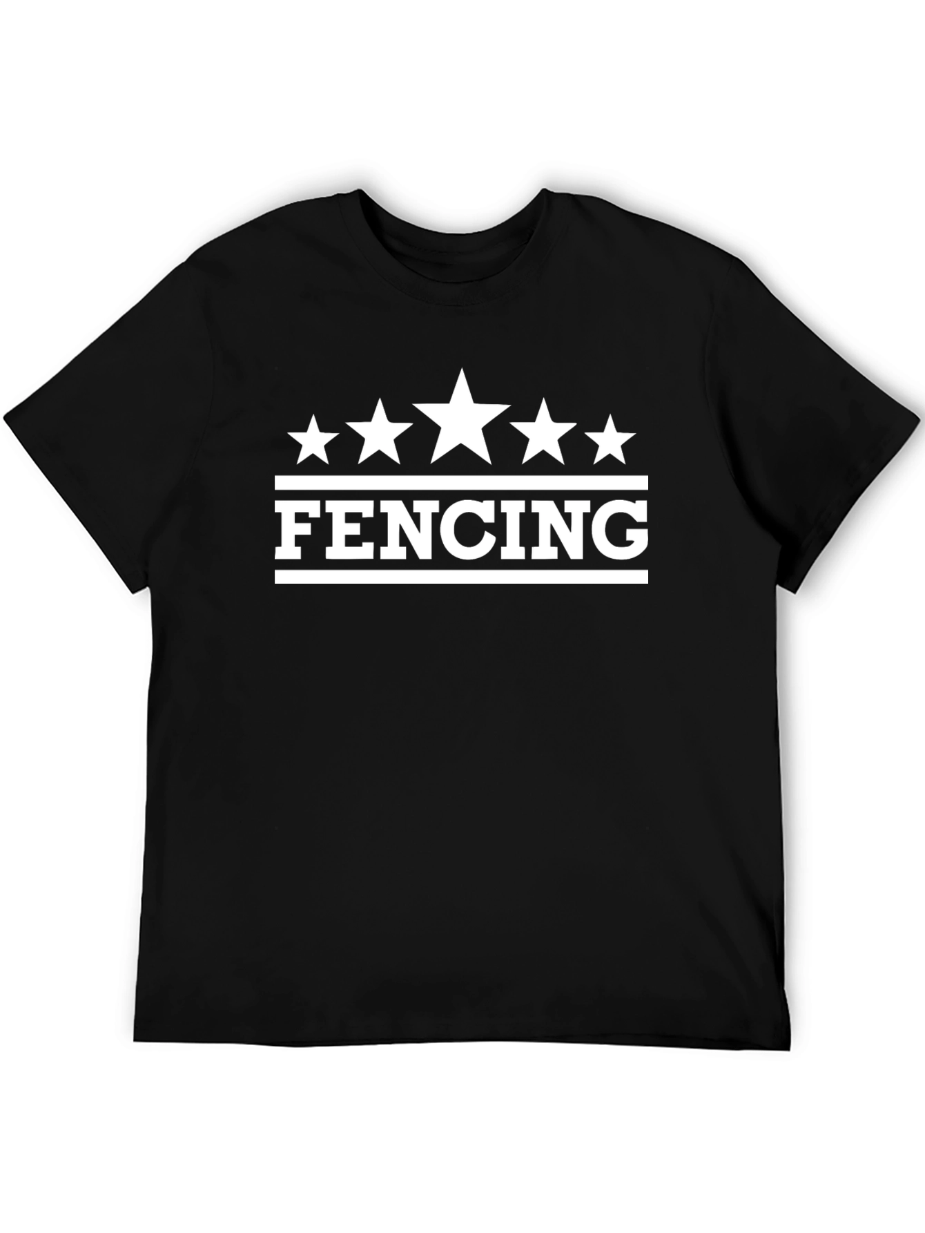 Fencing Star Graphic T-Shirt