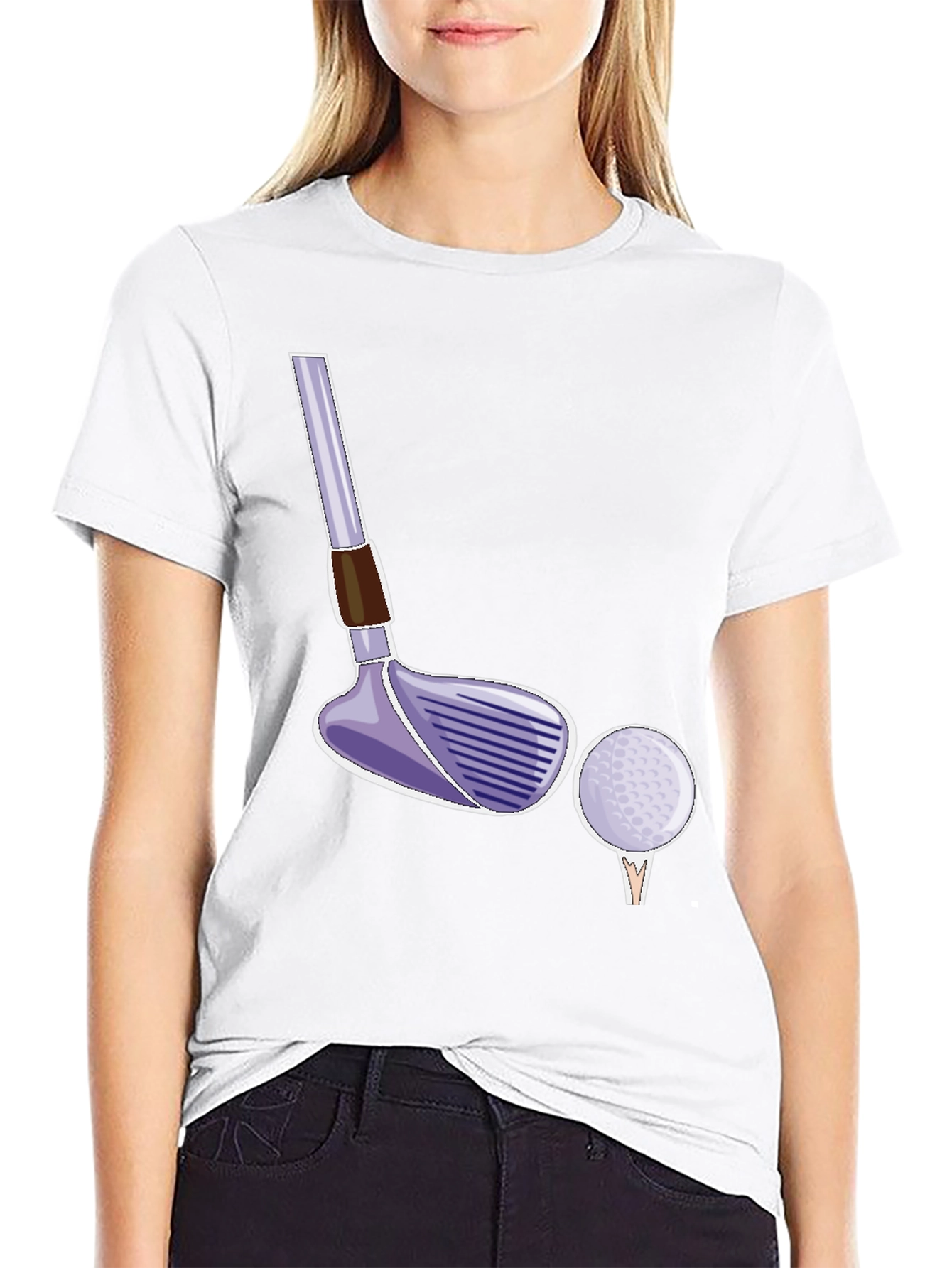 Golf Club & Ball Graphic Tee