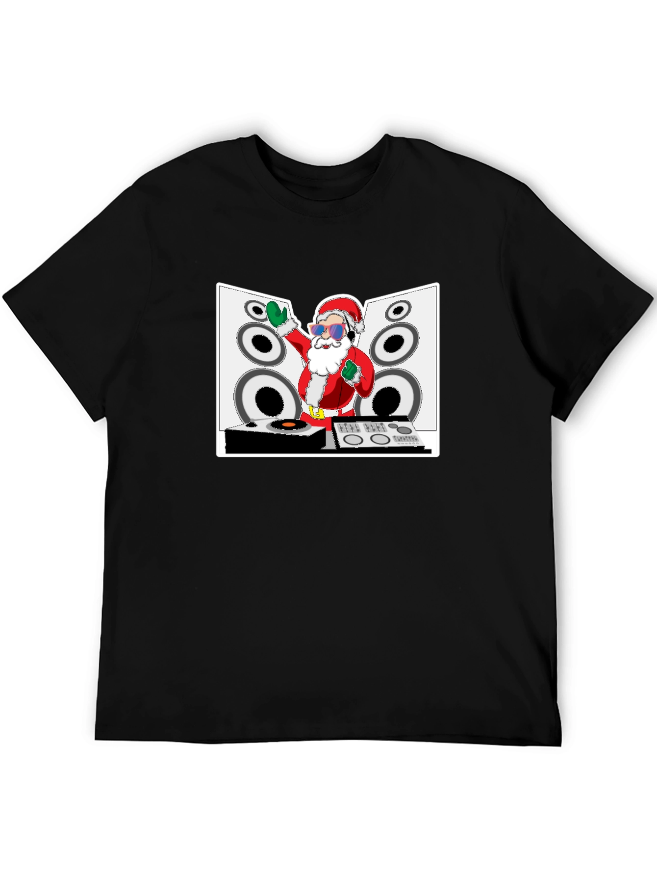 DJ Santa T-Shirt - Christmas Holiday Apparel