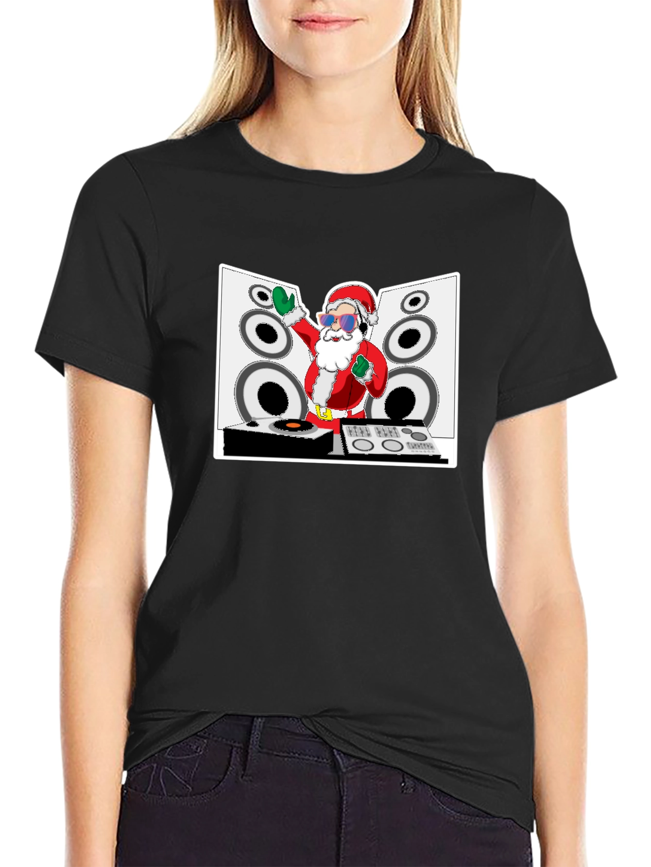 DJ Santa T-Shirt - Christmas Holiday Apparel