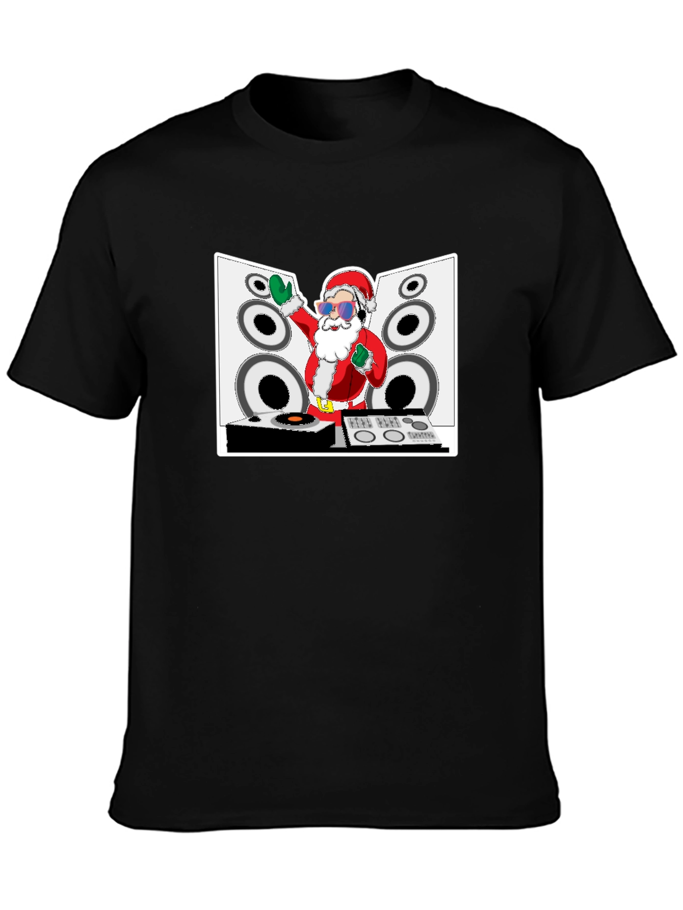 DJ Santa T-Shirt - Christmas Holiday Apparel