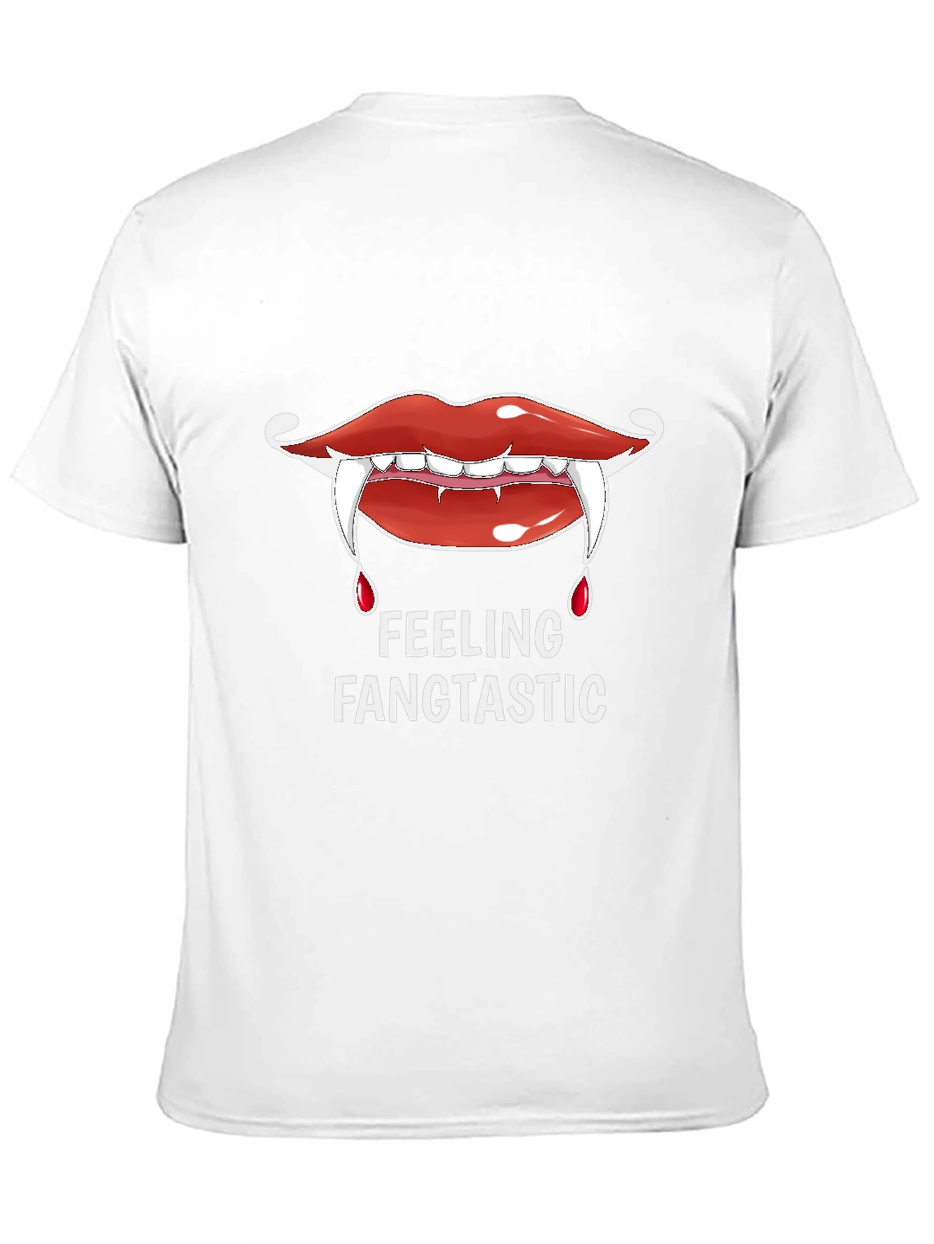 Fangtastic Vampire Lips Graphic T-Shirt