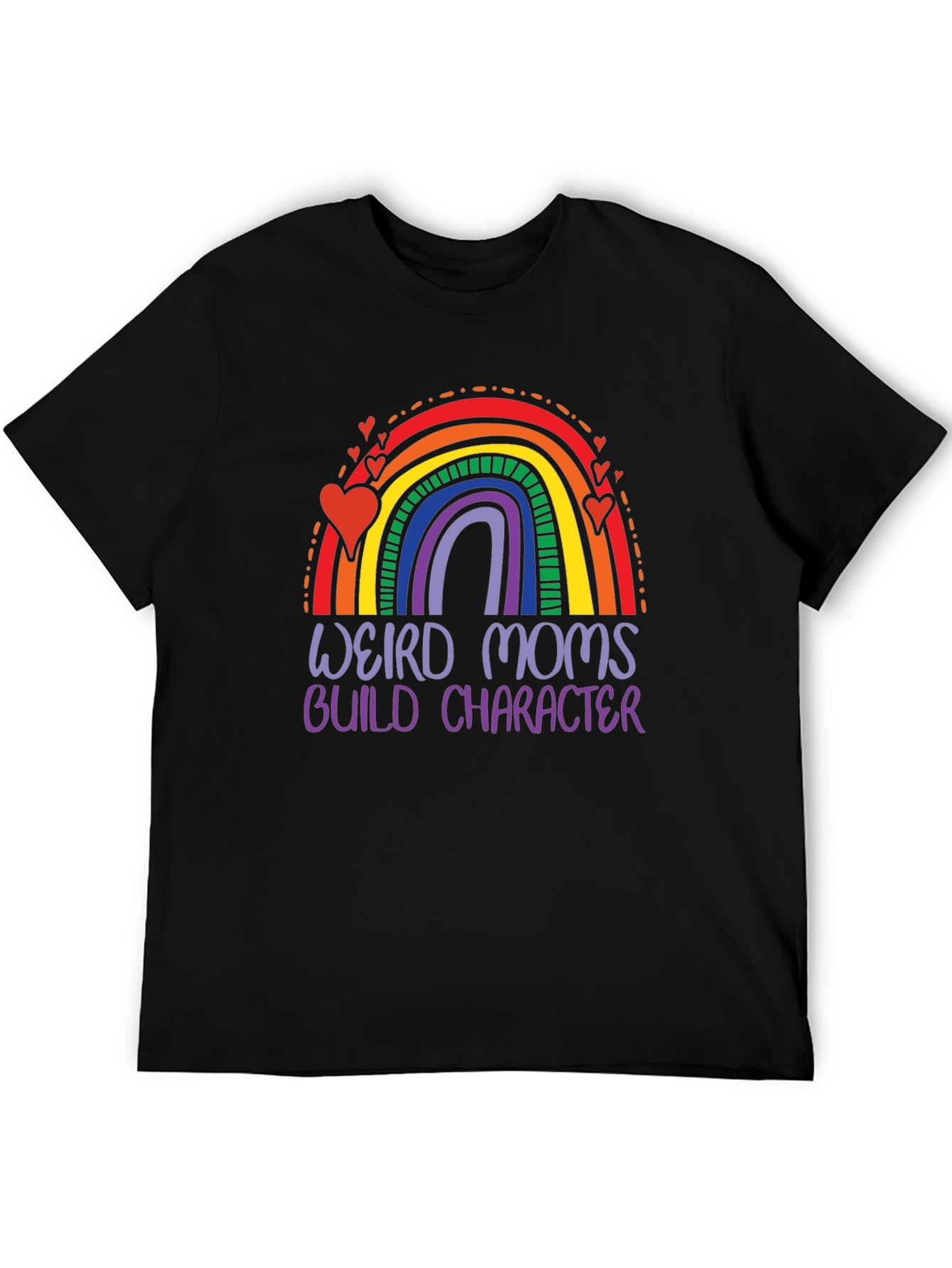 Weird Moms Build Character Graphic Tee