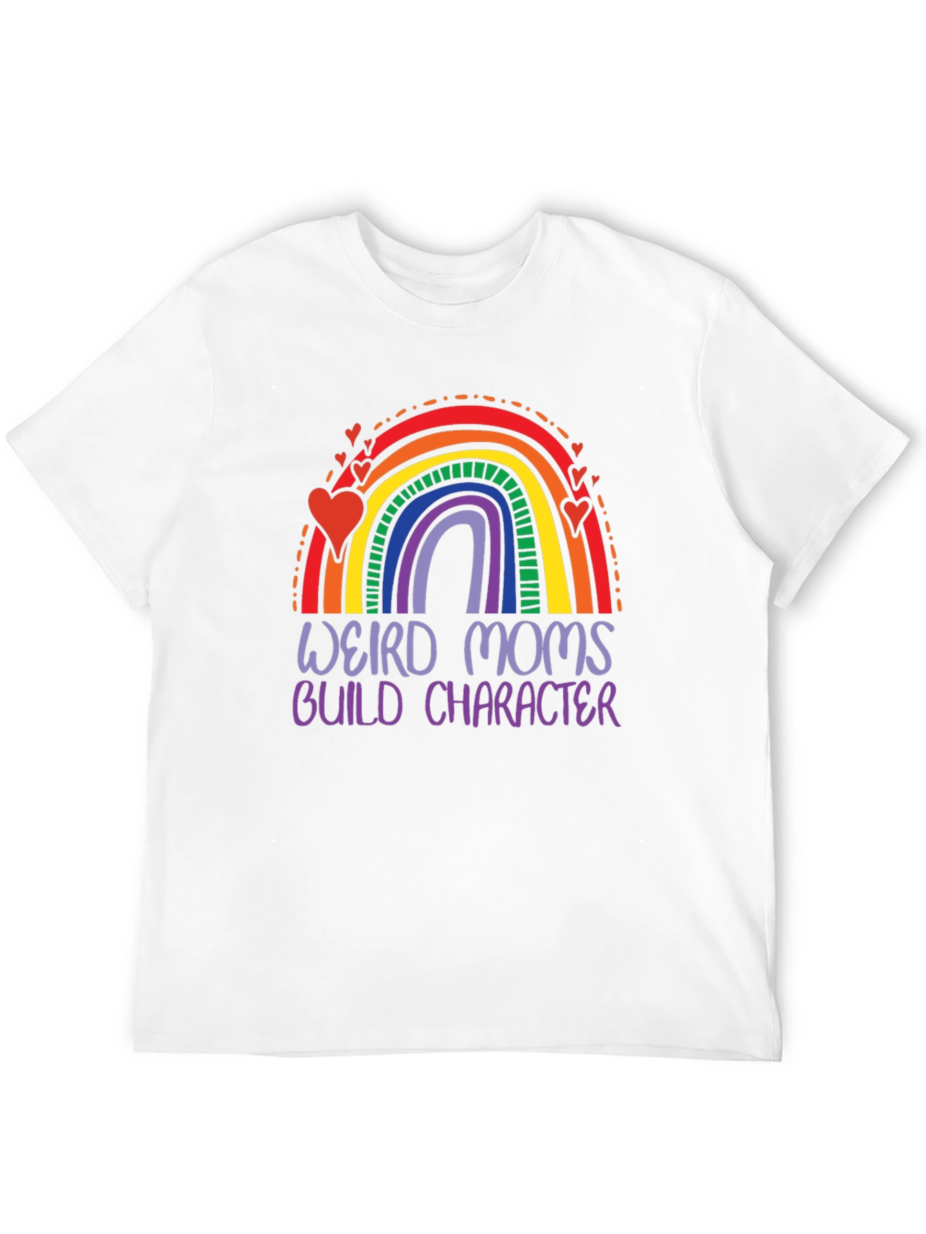 Weird Moms Build Character Graphic Tee