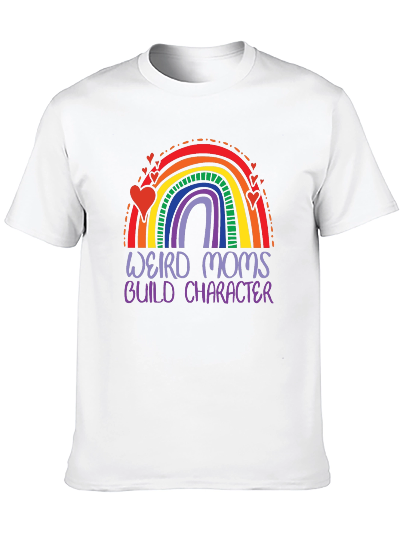 Weird Moms Build Character Graphic Tee