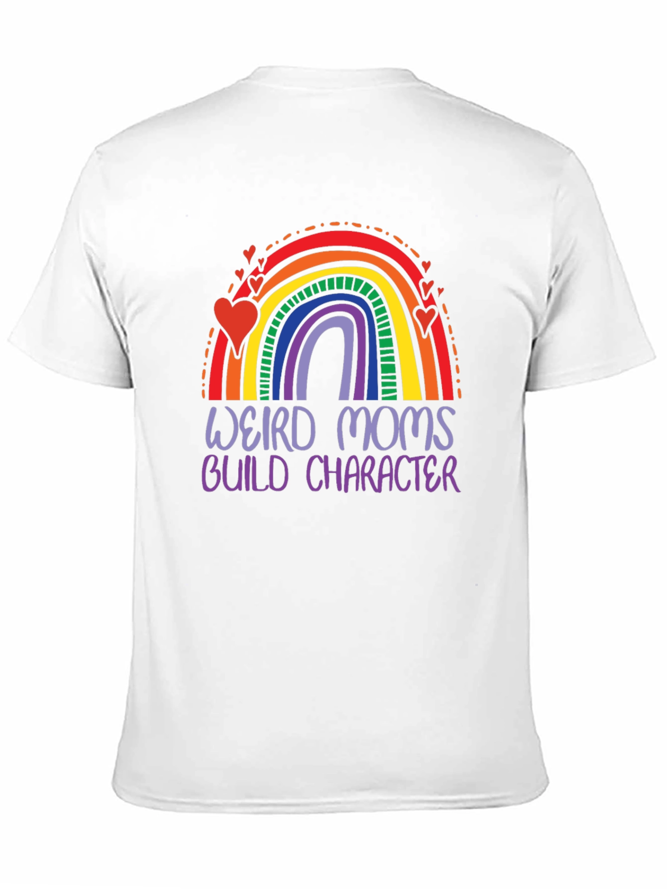 Weird Moms Build Character Graphic Tee
