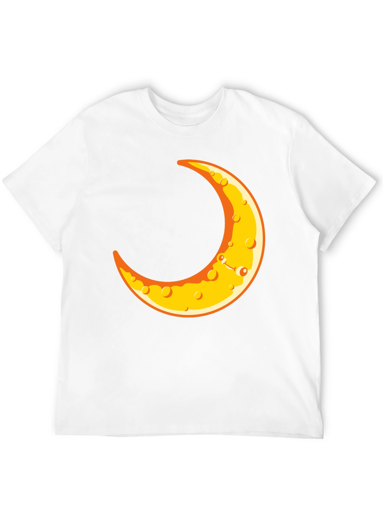 Crescent Moon Graphic T-Shirt - Black