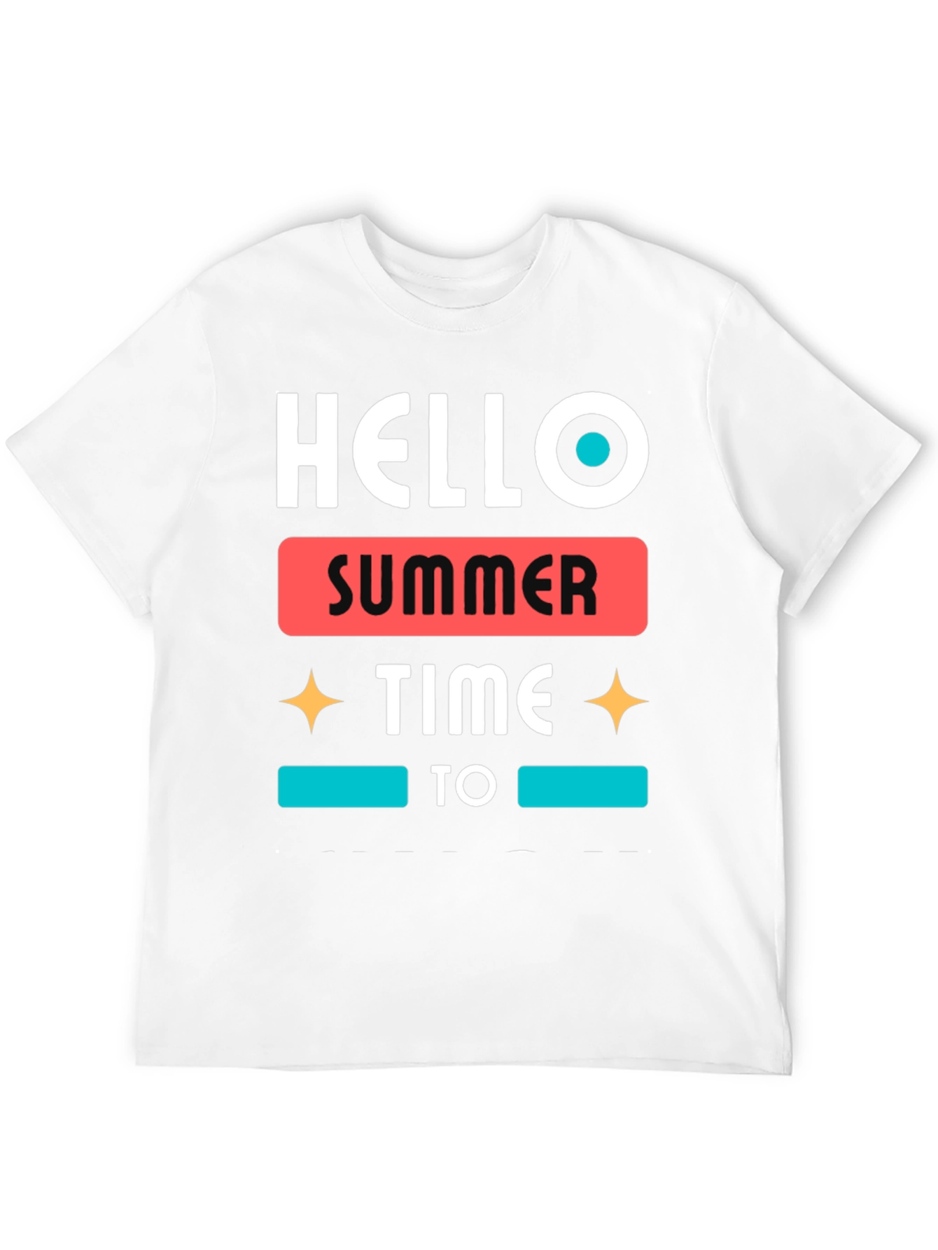 Hello Summer Time Graphic Tee - Stylish Casual Wear