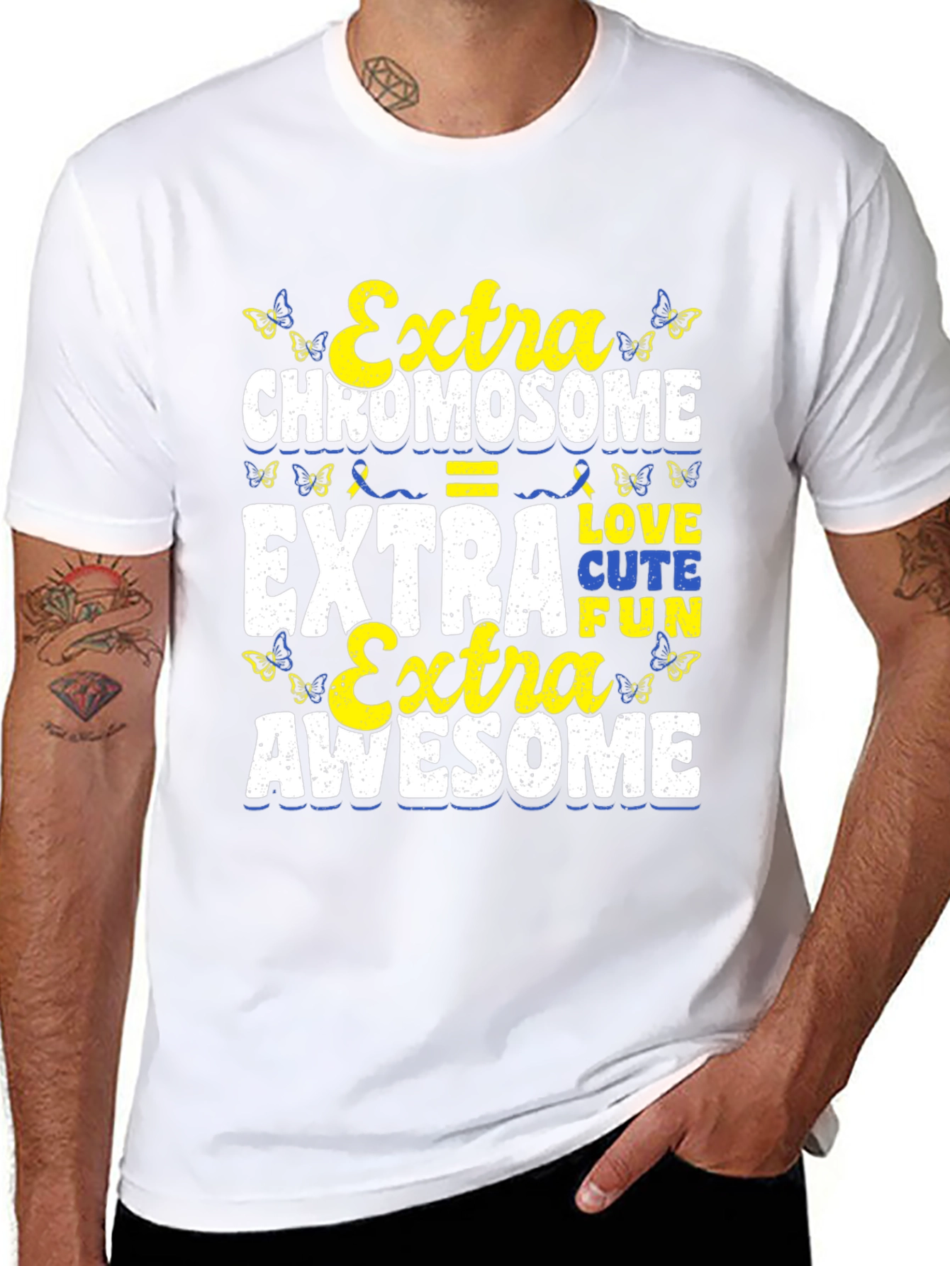 Extra Chromosome Down Syndrome Awareness T-Shirt