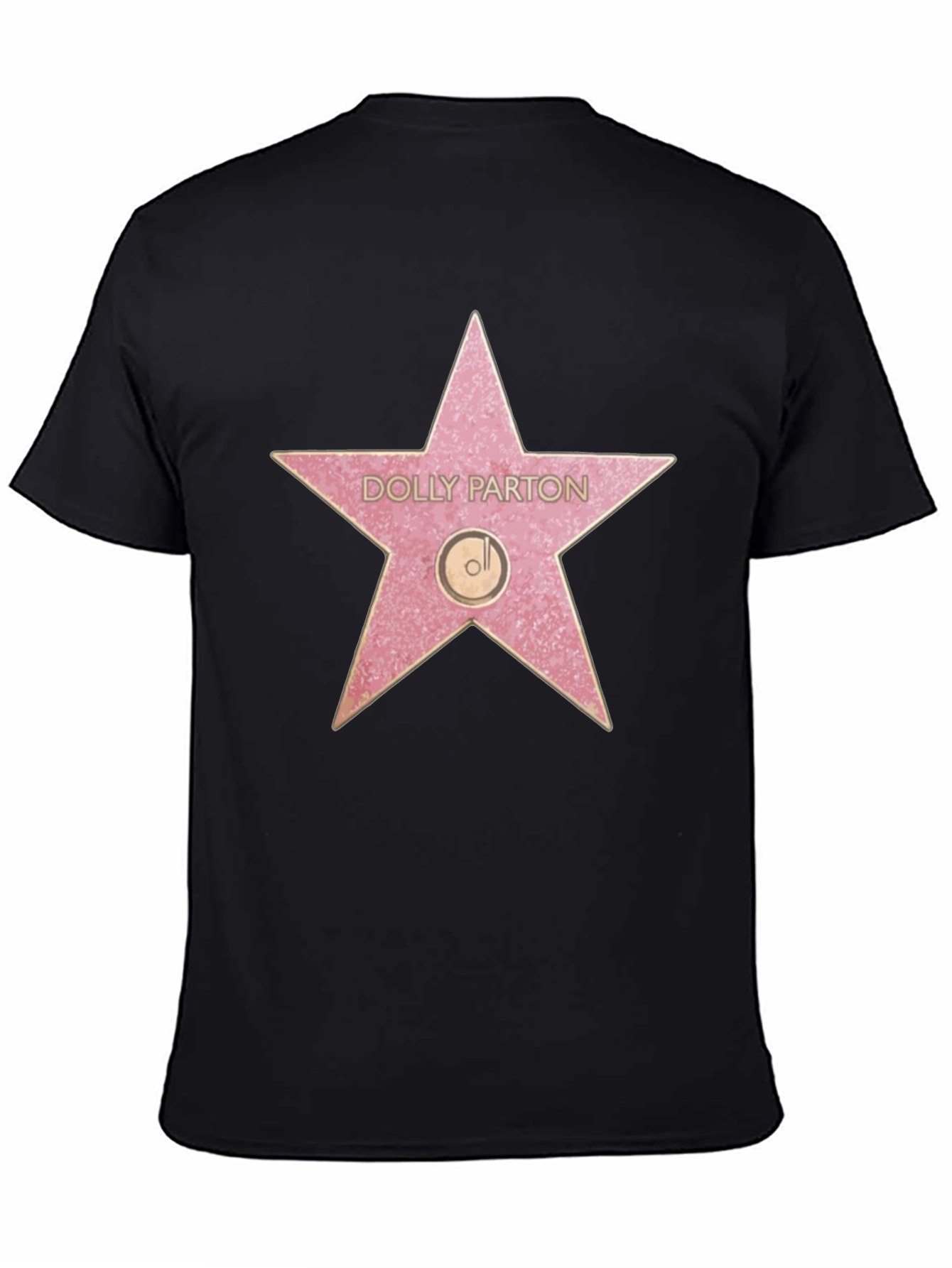 Dolly Parton Star T-Shirt - Black