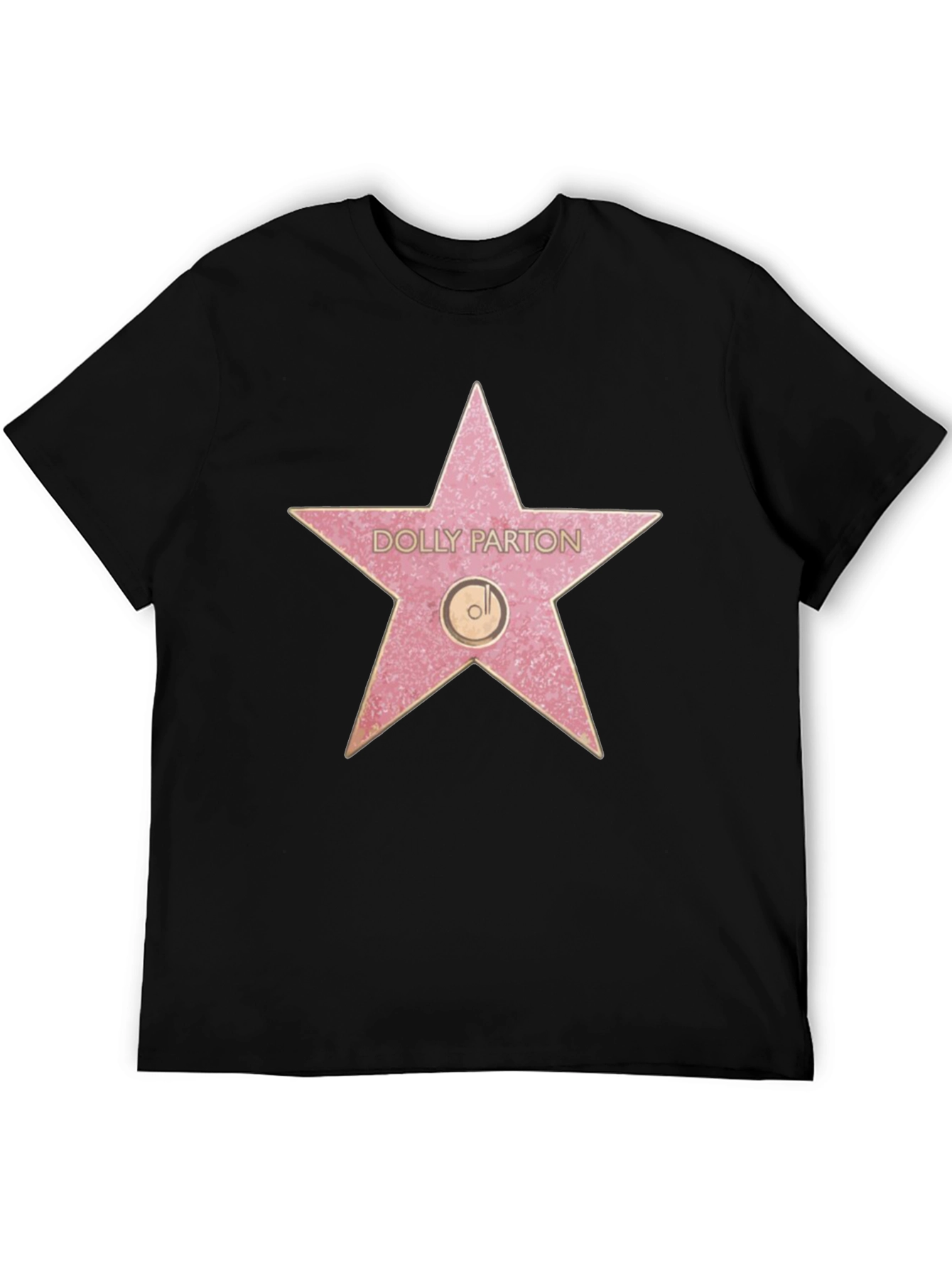 Dolly Parton Star T-Shirt - Black