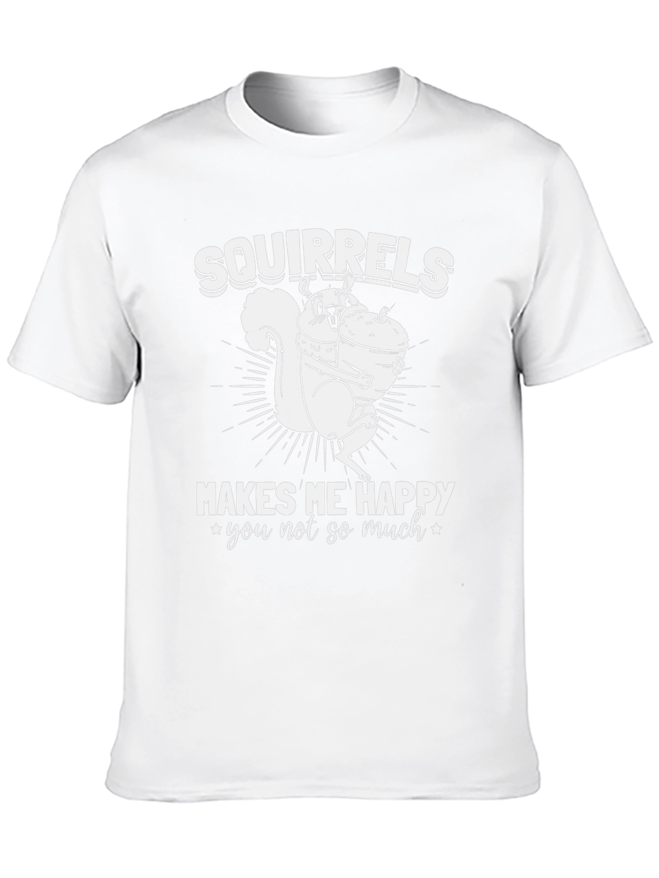 Squirrels Make Me Happy Graphic Tee