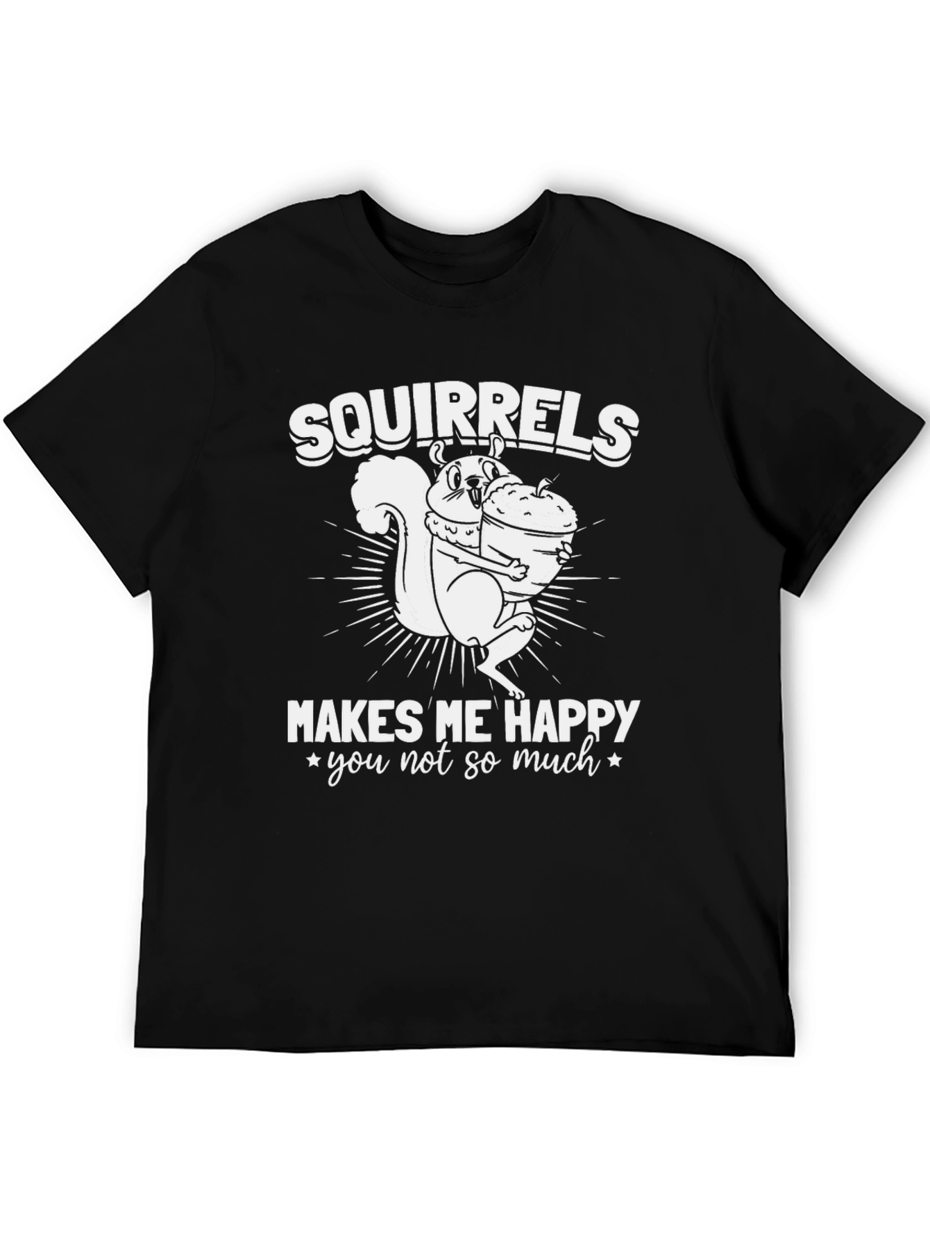 Squirrels Make Me Happy Graphic Tee