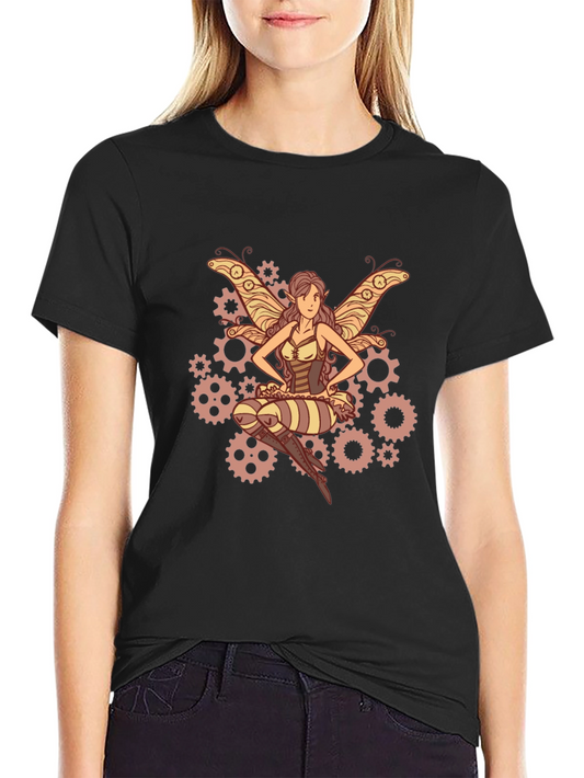 Steampunk Fairy Graphic T-Shirt