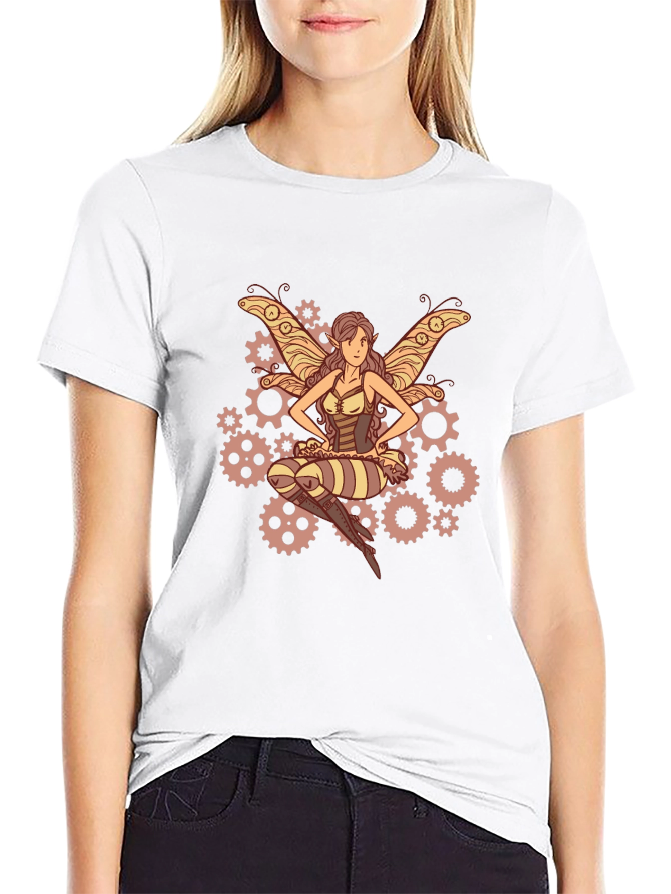 Steampunk Fairy Graphic T-Shirt