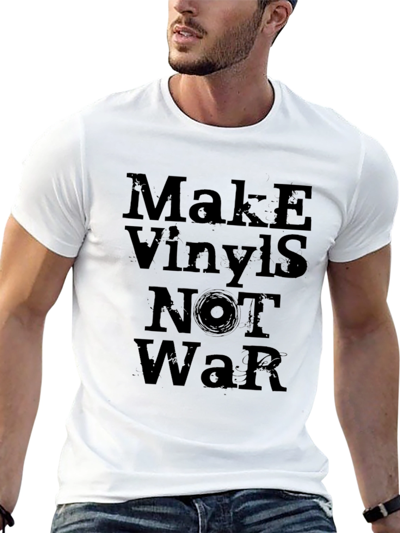 Make Vinyls Not War Graphic Tee