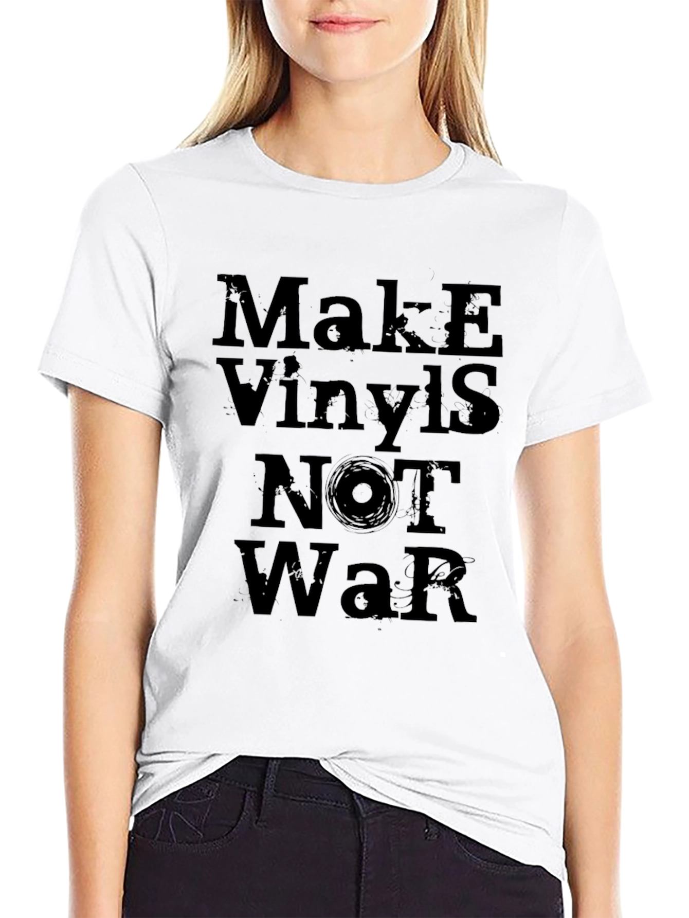Make Vinyls Not War Graphic Tee