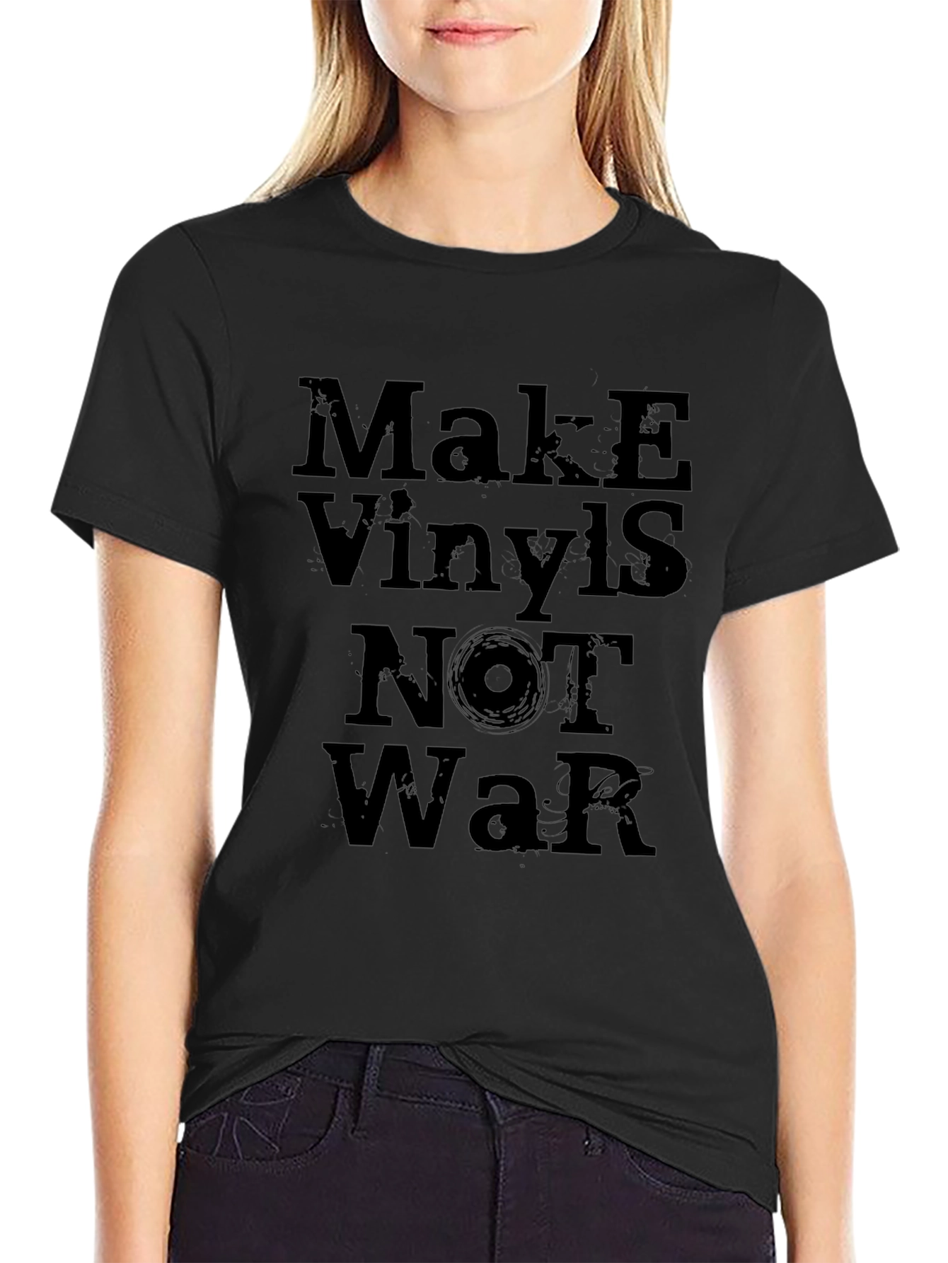 Make Vinyls Not War Graphic Tee