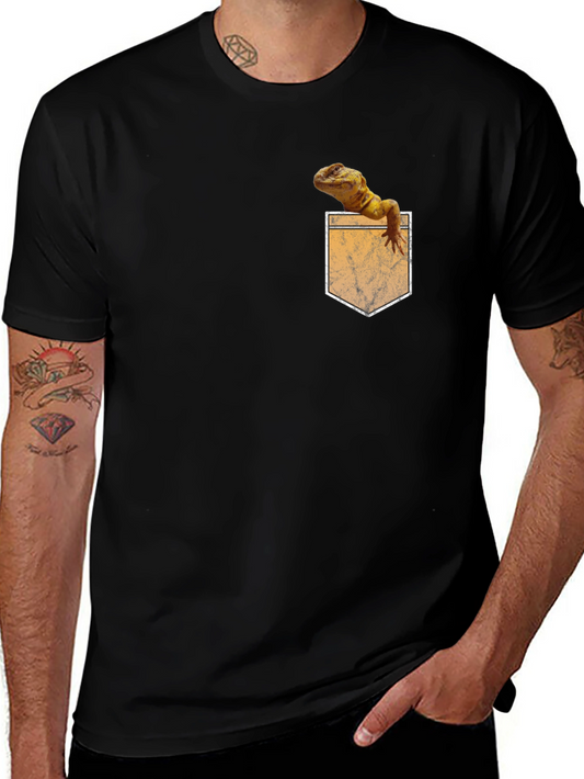 Lizard Pocket T-Shirt - Novelty Tee