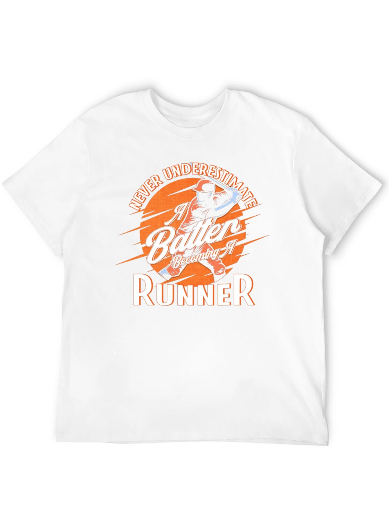 Batter to Runner Baseball Graphic T-Shirt