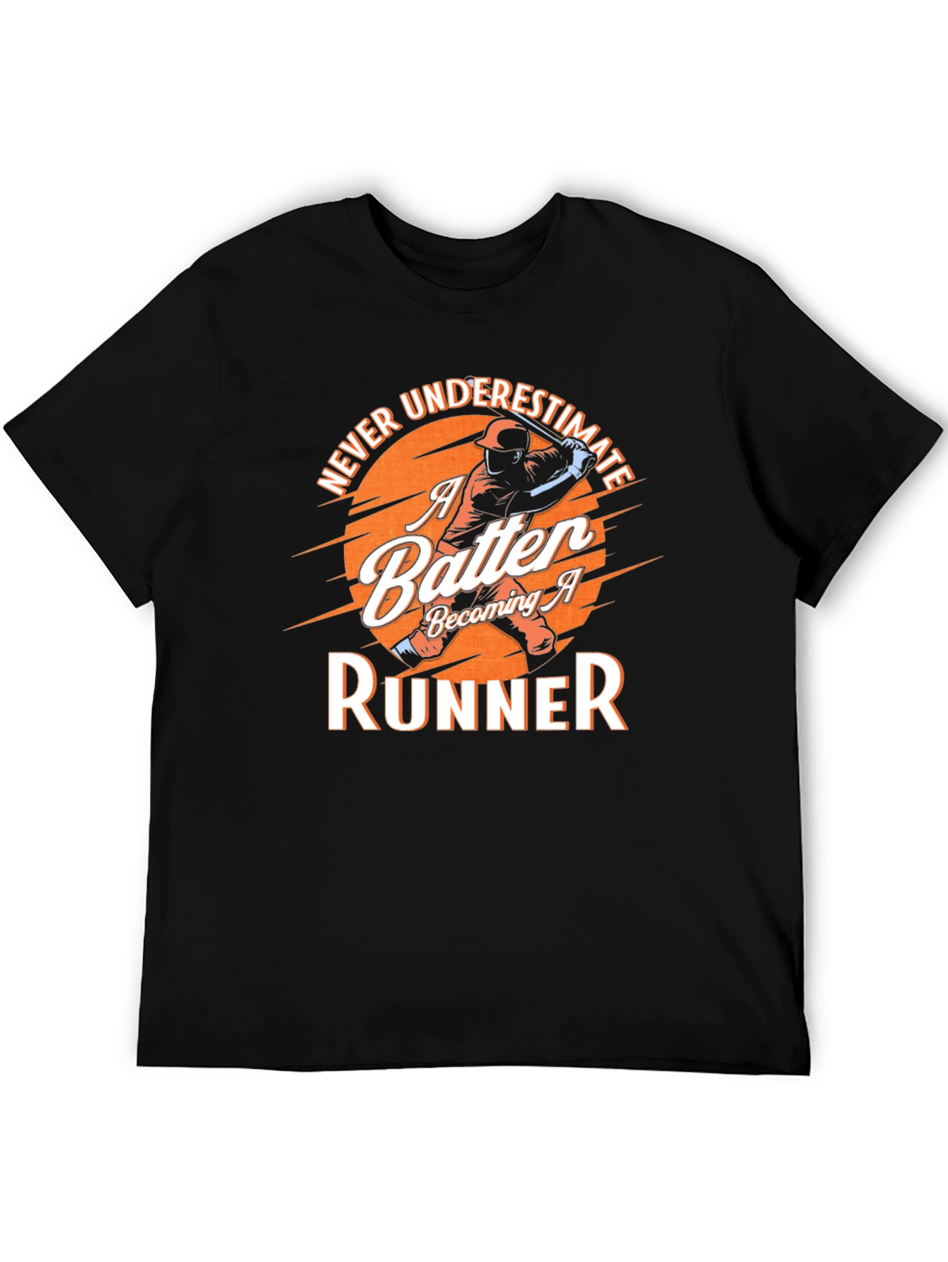 Batter to Runner Baseball Graphic T-Shirt