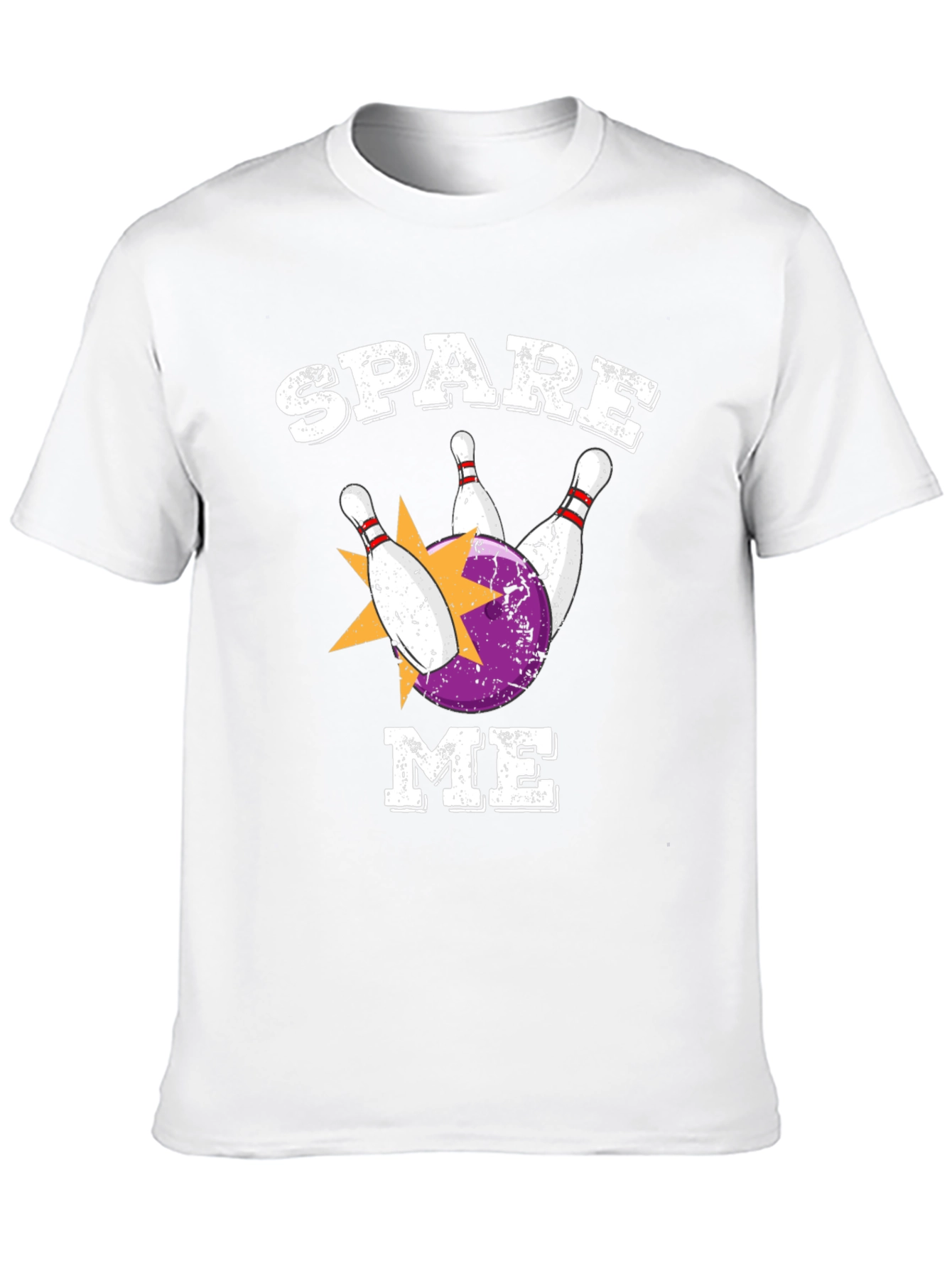 Spare Me Bowling T-Shirt - Strike Design