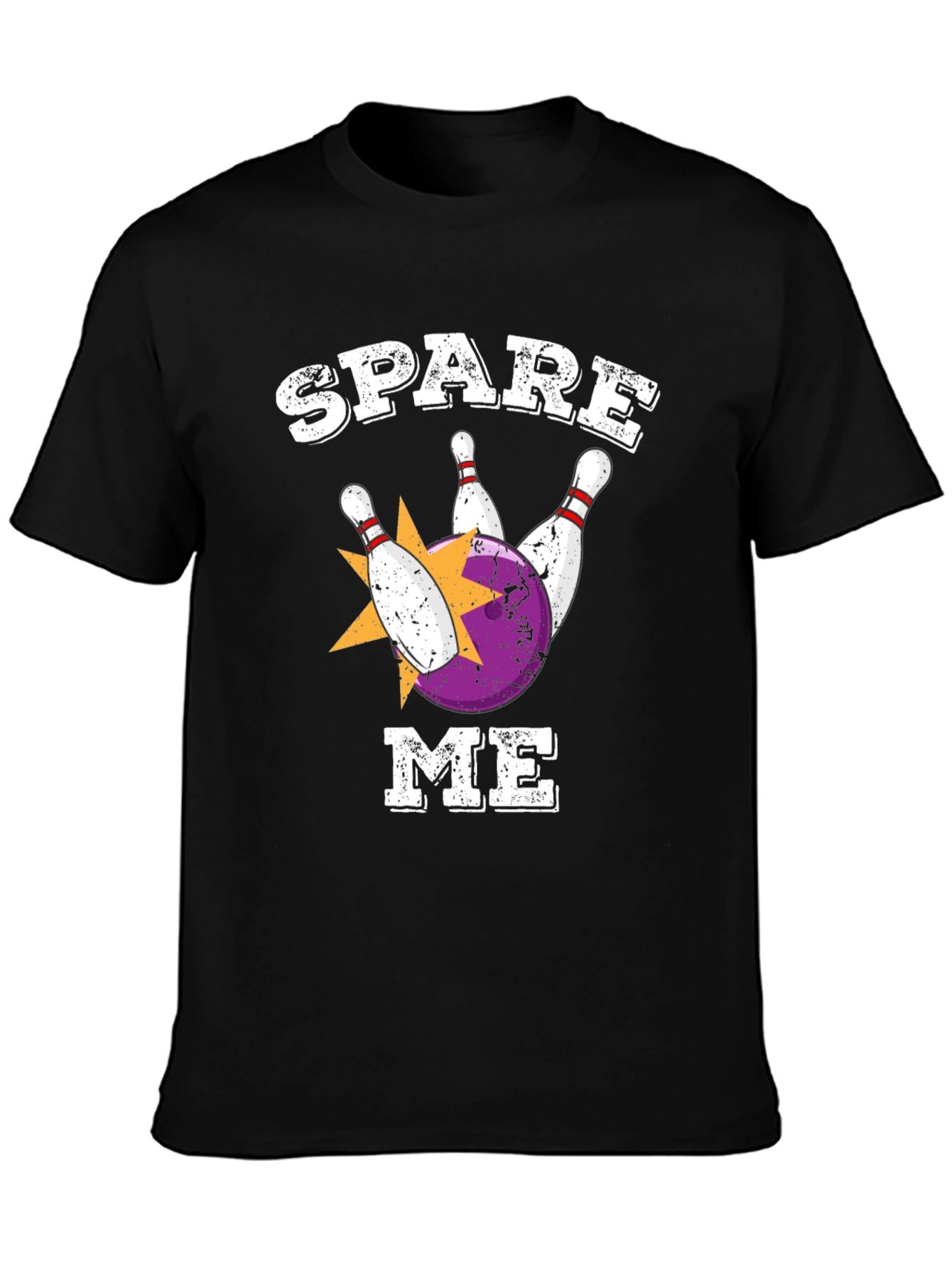 Spare Me Bowling T-Shirt - Strike Design