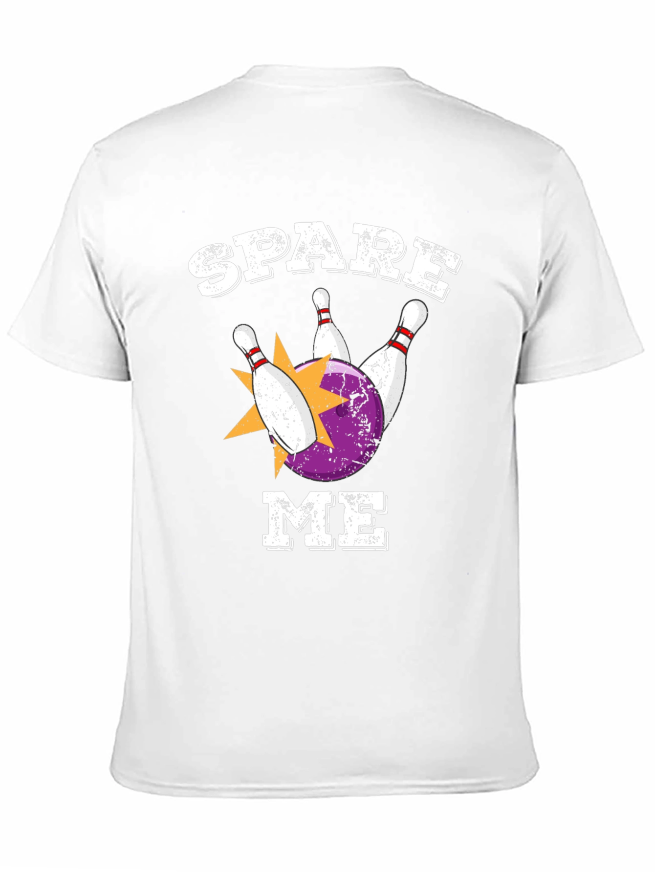 Spare Me Bowling T-Shirt - Strike Design