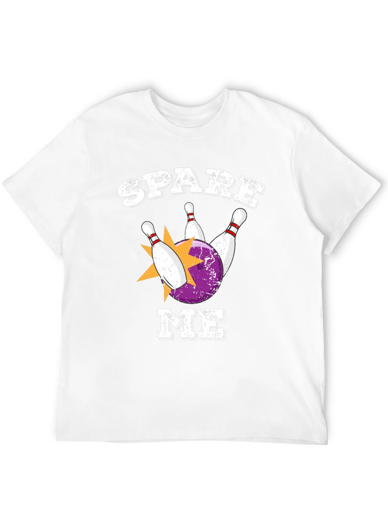 Spare Me Bowling T-Shirt - Strike Design