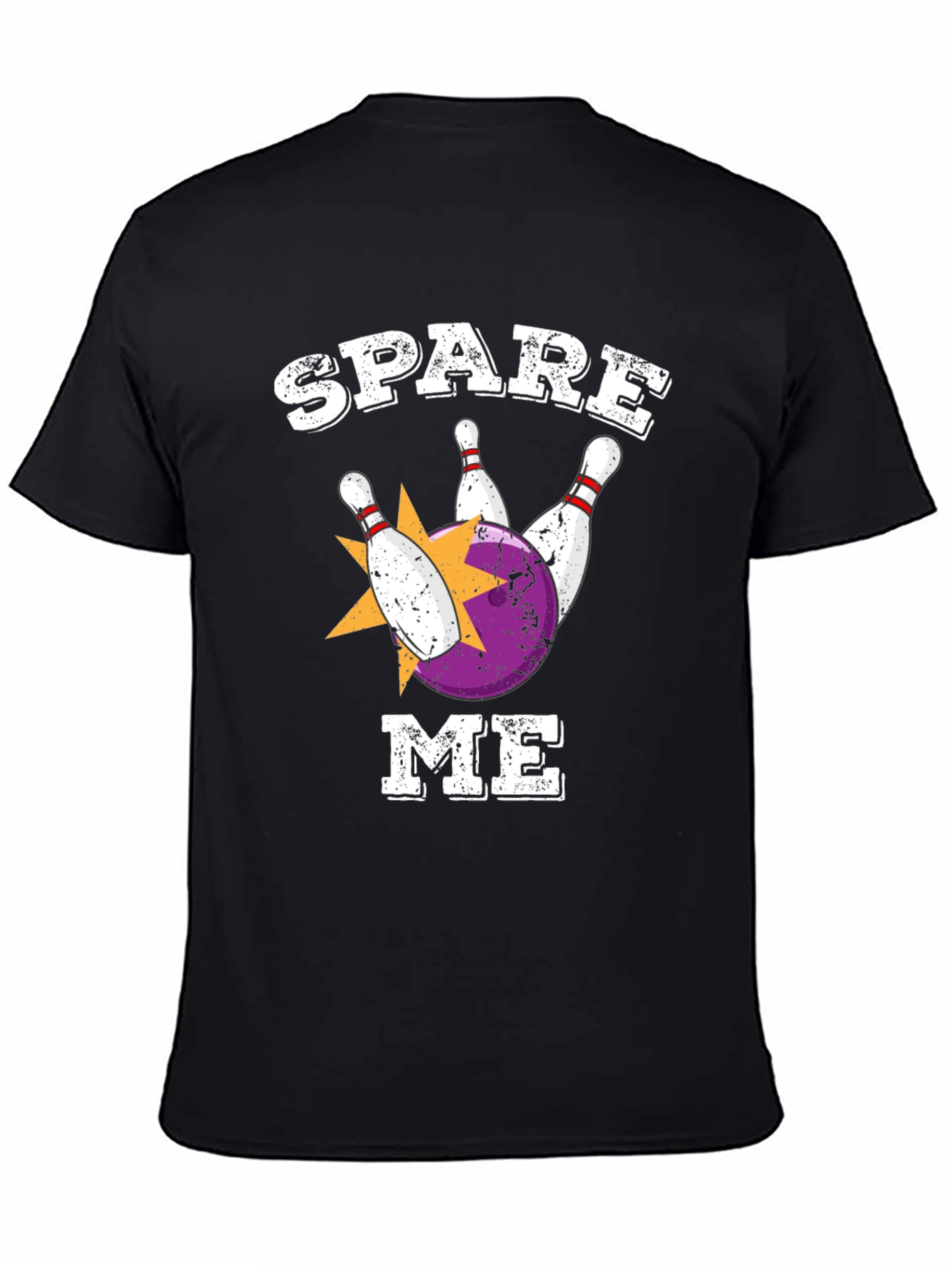 Spare Me Bowling T-Shirt - Strike Design