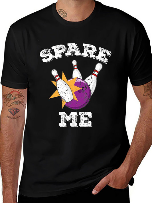 Spare Me Bowling T-Shirt - Strike Design