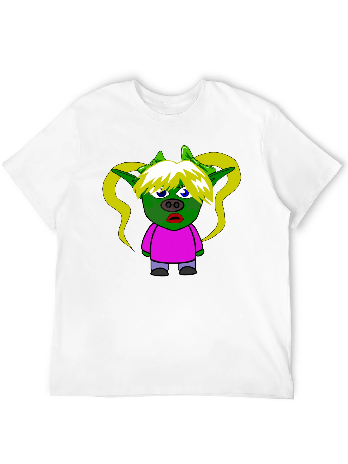 Cartoon Goblin T-Shirt - Black