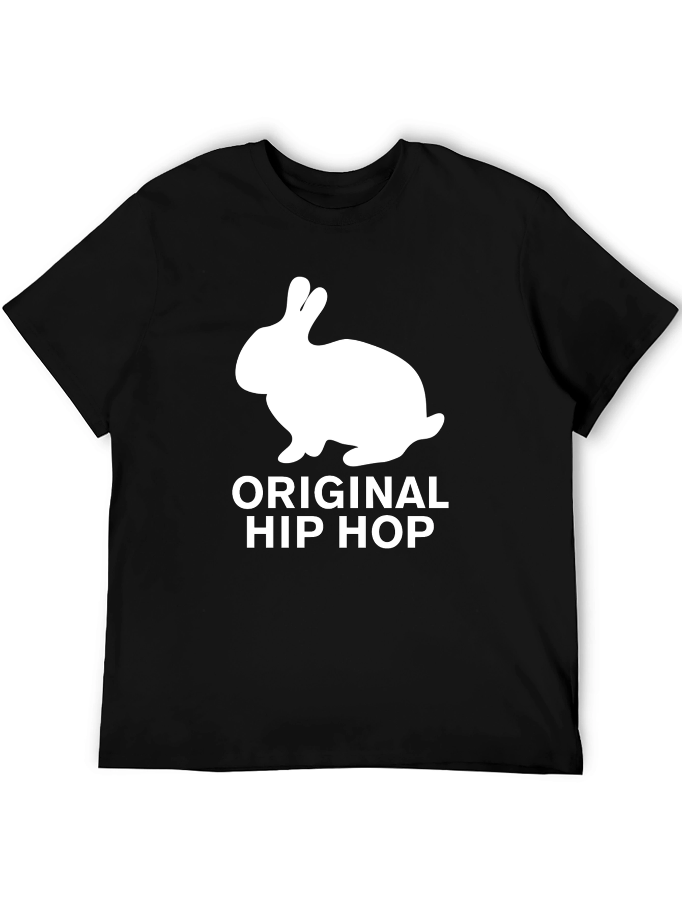 Original Hip Hop Rabbit Black T-Shirt