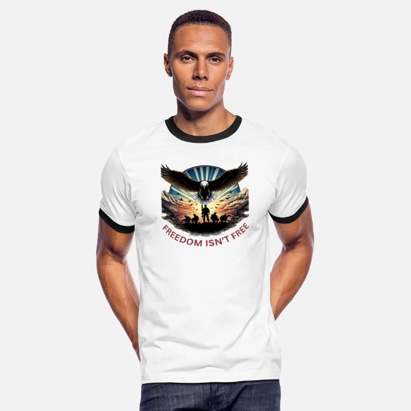 Eagle Flying Over Soldiers Veterans Day