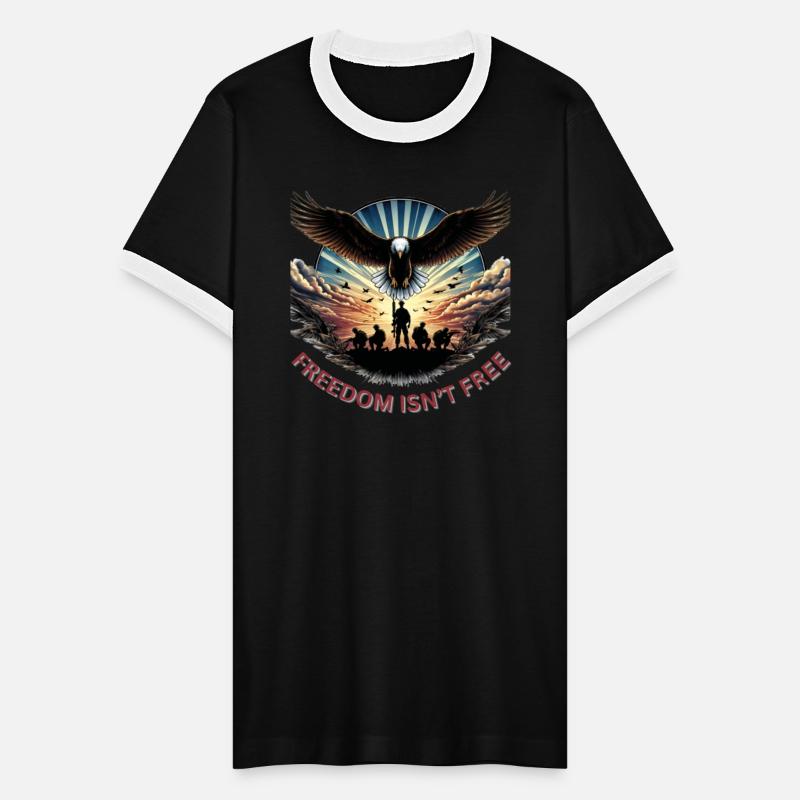 Eagle Flying Over Soldiers Veterans Day