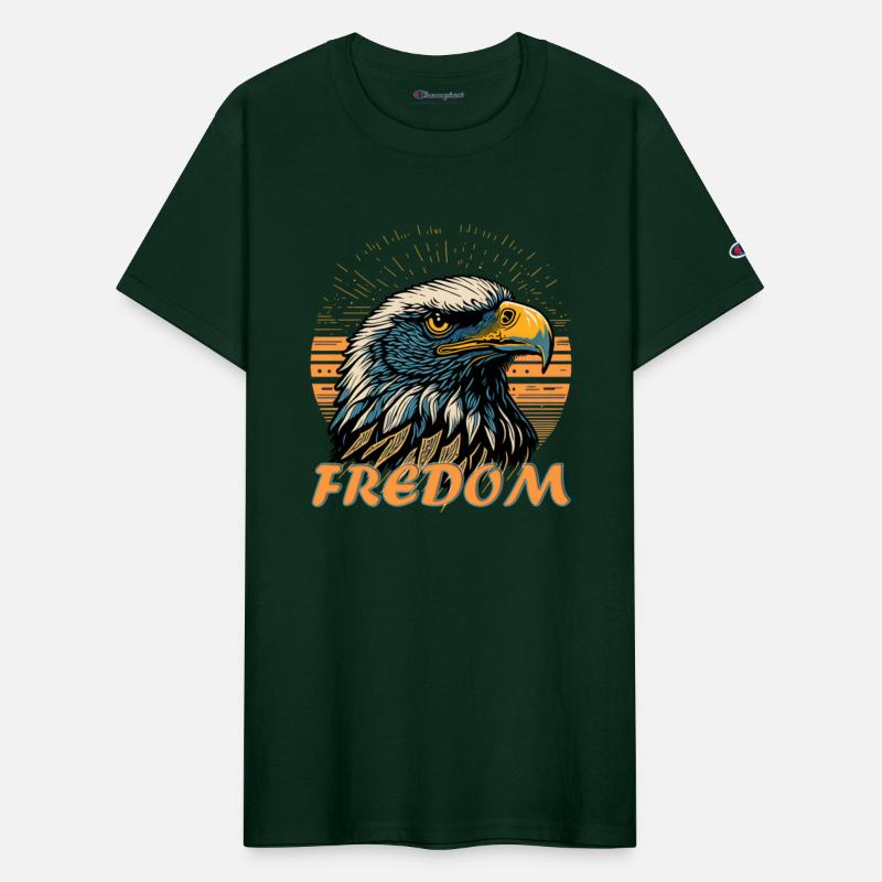 Eagle Head Portrait in Vintage Style