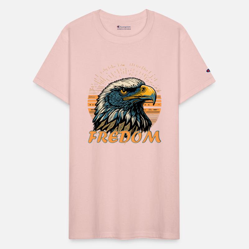 Eagle Head Portrait in Vintage Style