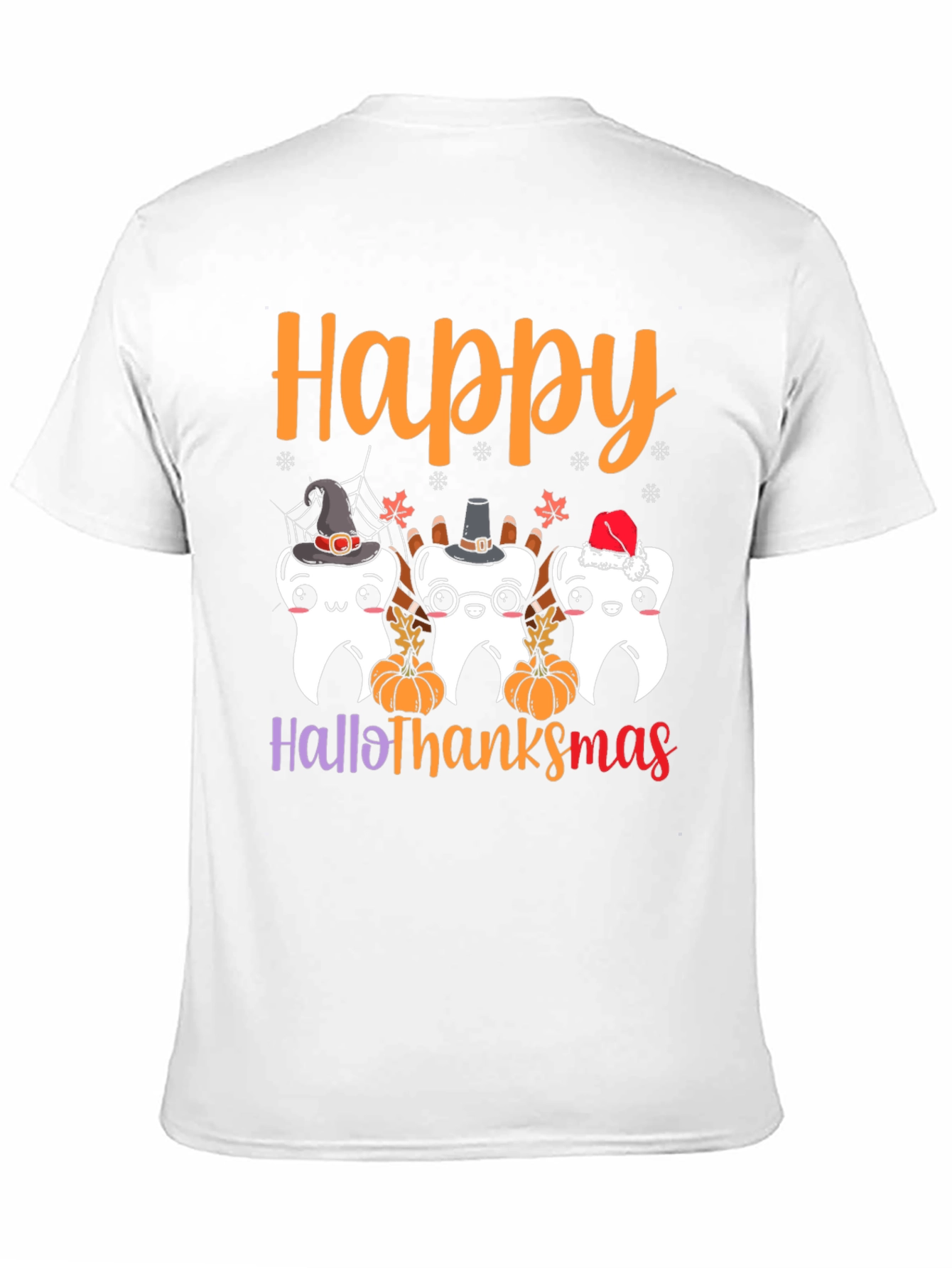 Happy Hallothanksmas Holiday Graphic T-Shirt