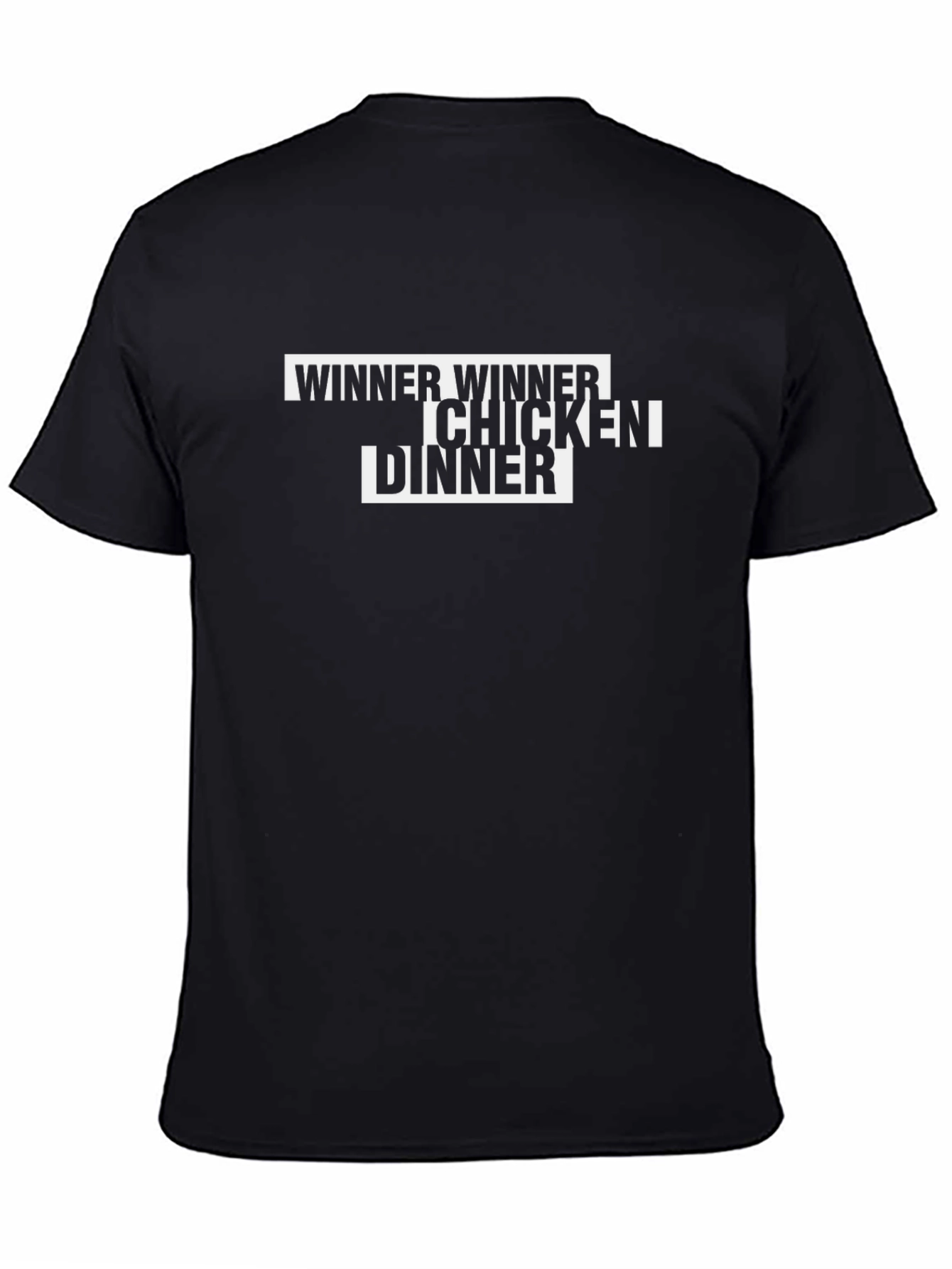 Winner Winner Chicken Dinner Black T-Shirt